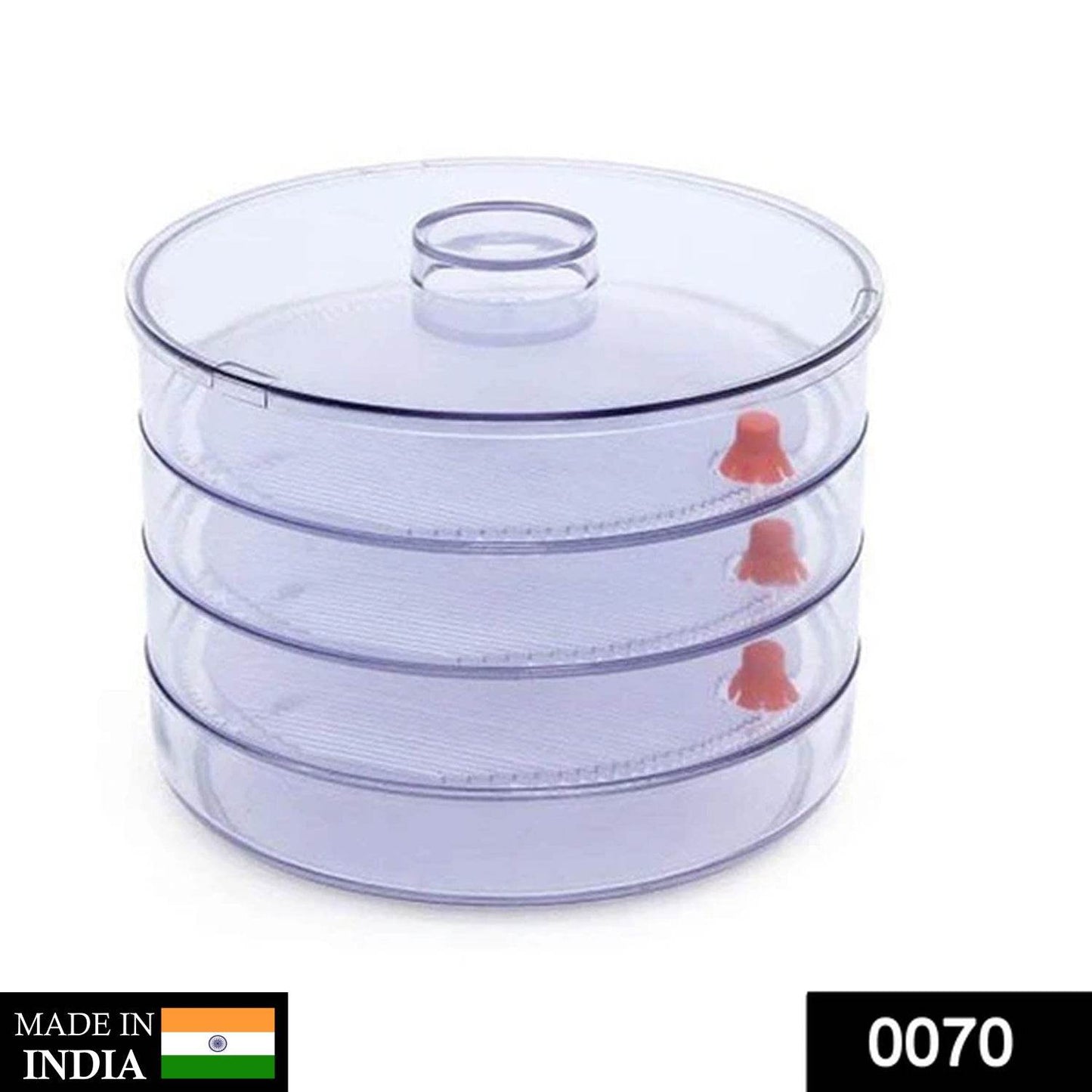Plastic 4 Compartment Sprout Maker, White - Gadgetspiremart