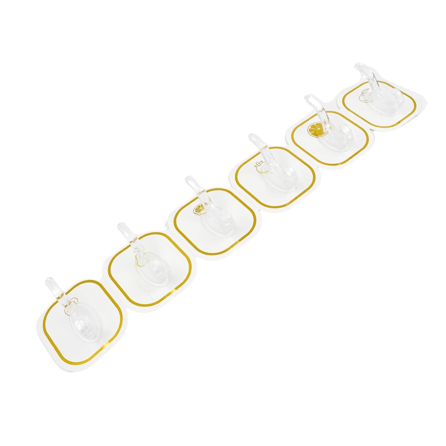 Transparent Adhesive Wall Hook(6 Pcs Set)