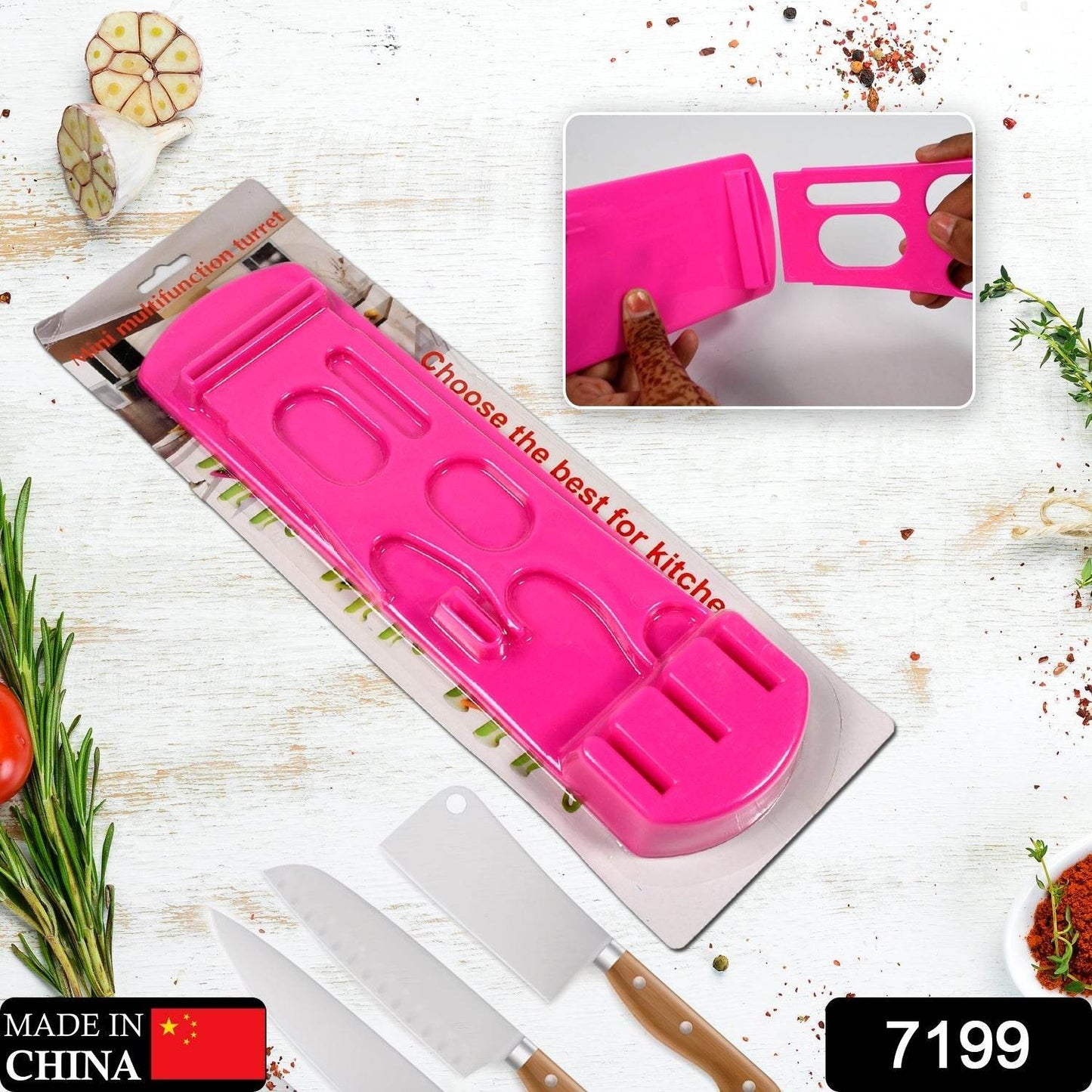 Plastic Kitchen Knife Stand Best Kitchen Knife Stand Multifunction Knife Holder - Gadgetspiremart
