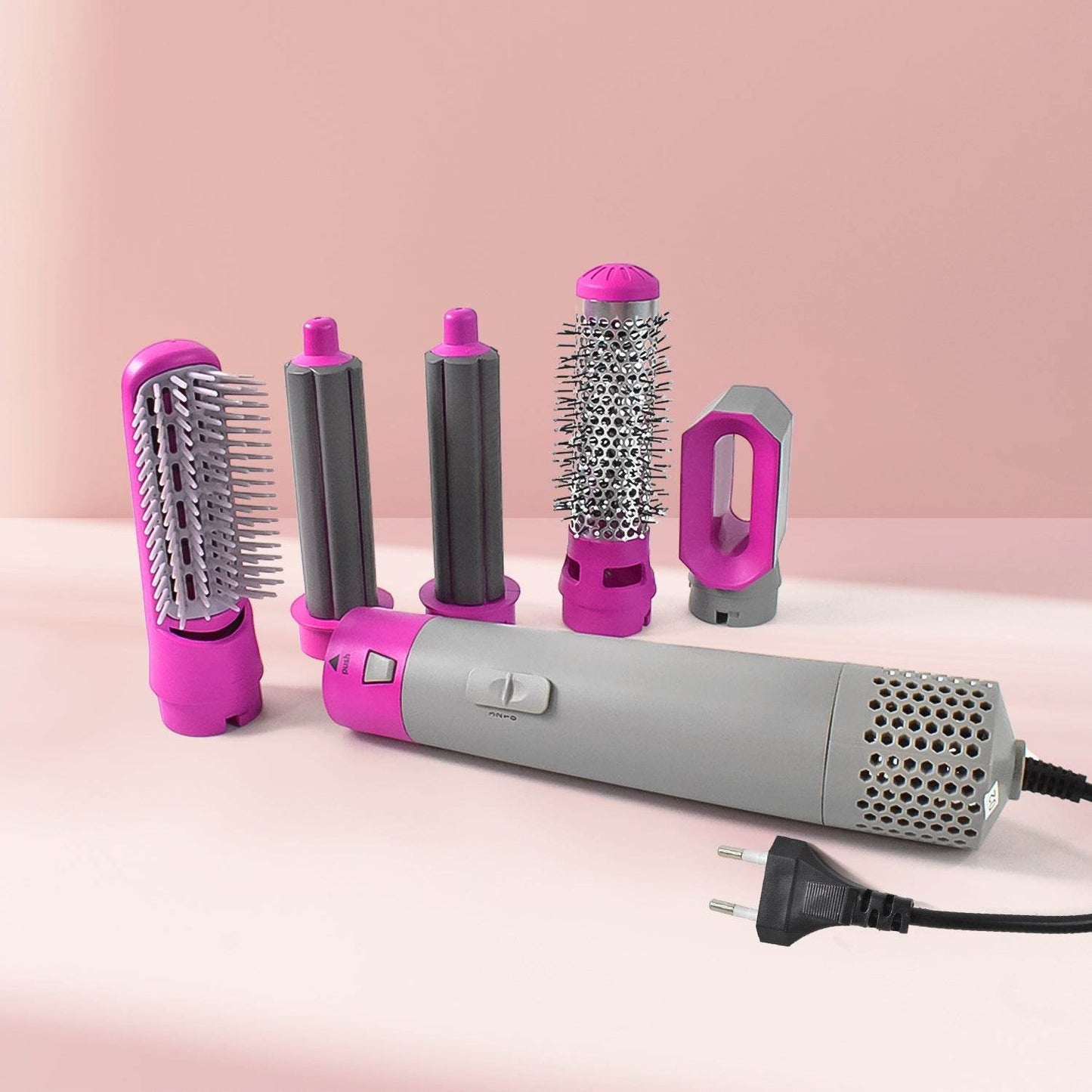 5 In 1 Hair Dryer Brush, Multifunctional Hot Air Styler Hair Tools - Gadgetspiremart