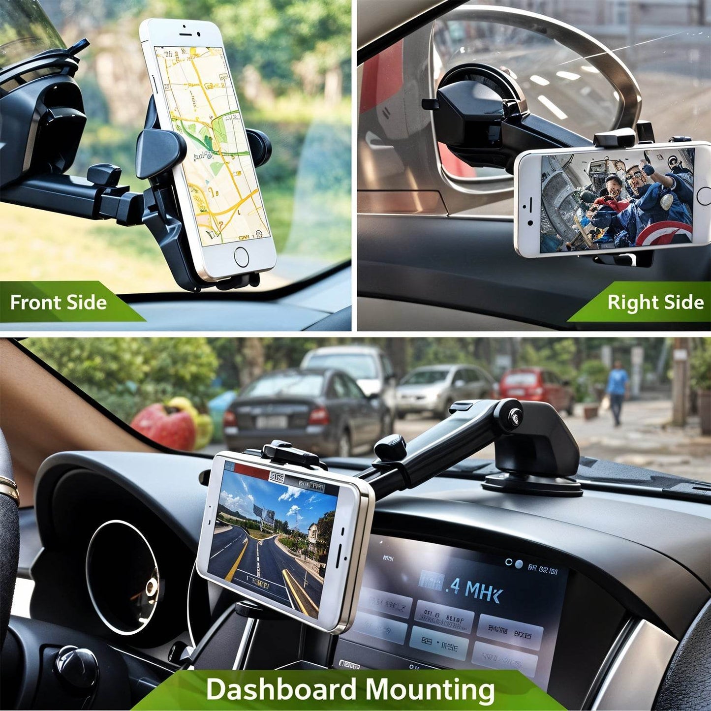 Universal Car Mobile Phone Holder Universal Car Mobile Phone Holder (1 Pc) - Gadgetspiremart