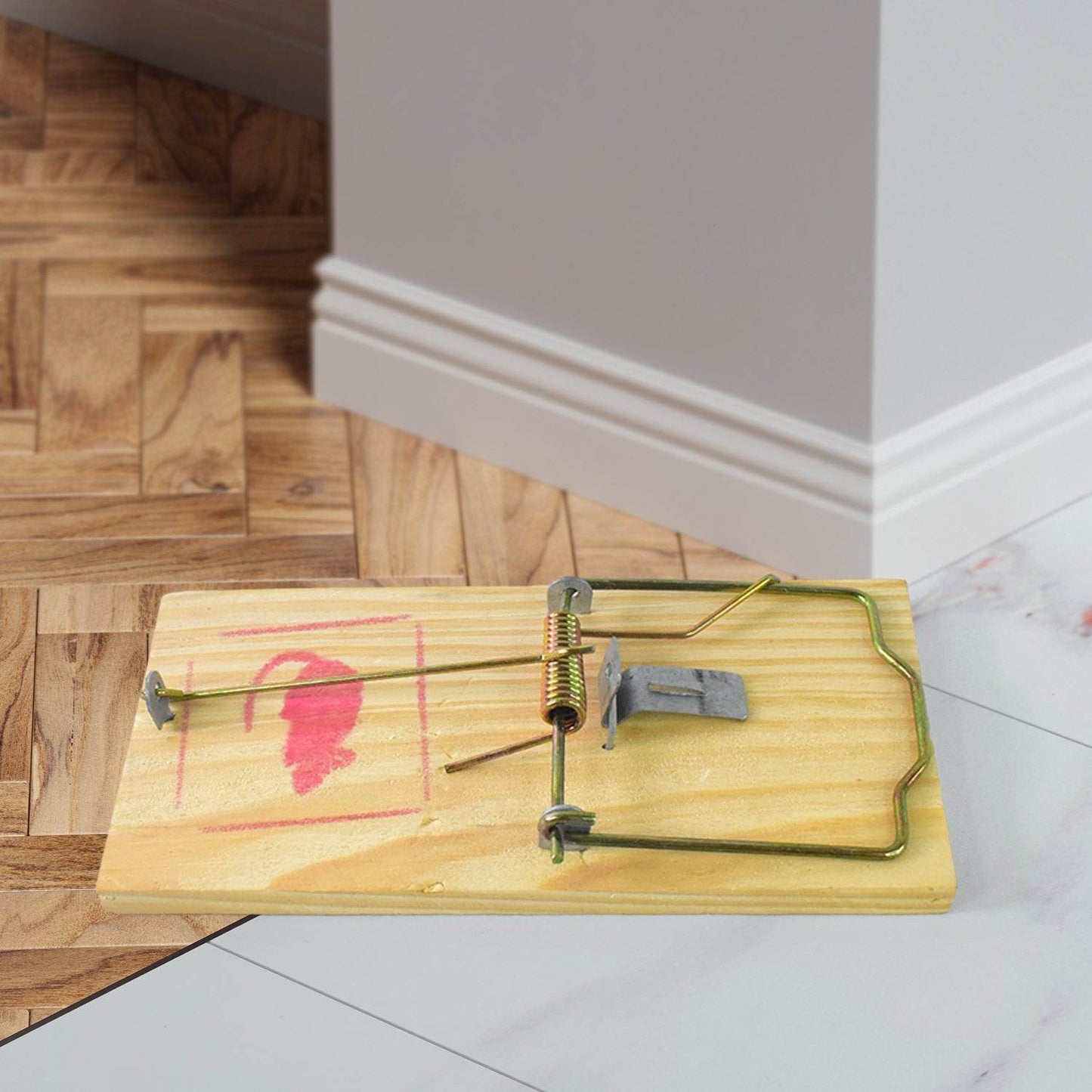 Wooden Mouse Rat Traps (1 Pc) - Gadgetspiremart