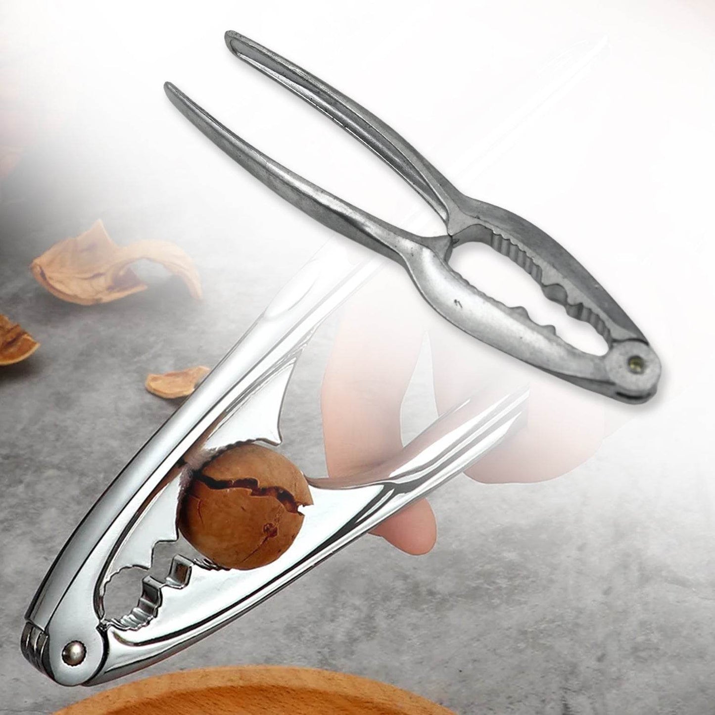 Luxury Stainless Walnut Cracker – Portable Nut Cutter & Pliers - Gadgetspiremart