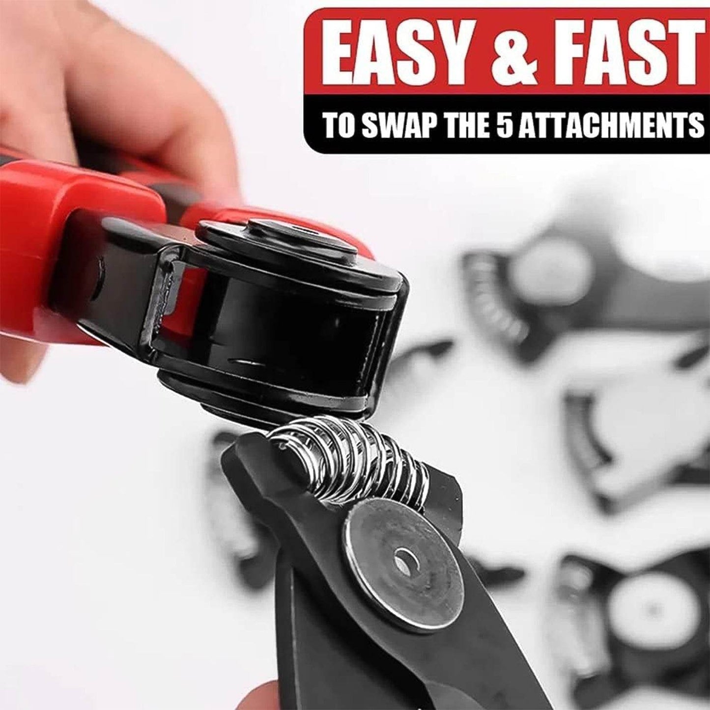 5 in 1 Wire Stripper Pliers Set, Soft Grip, Anti-Slip, Alloy Steel, Cutting, Gripping, Stripping - Gadgetspiremart