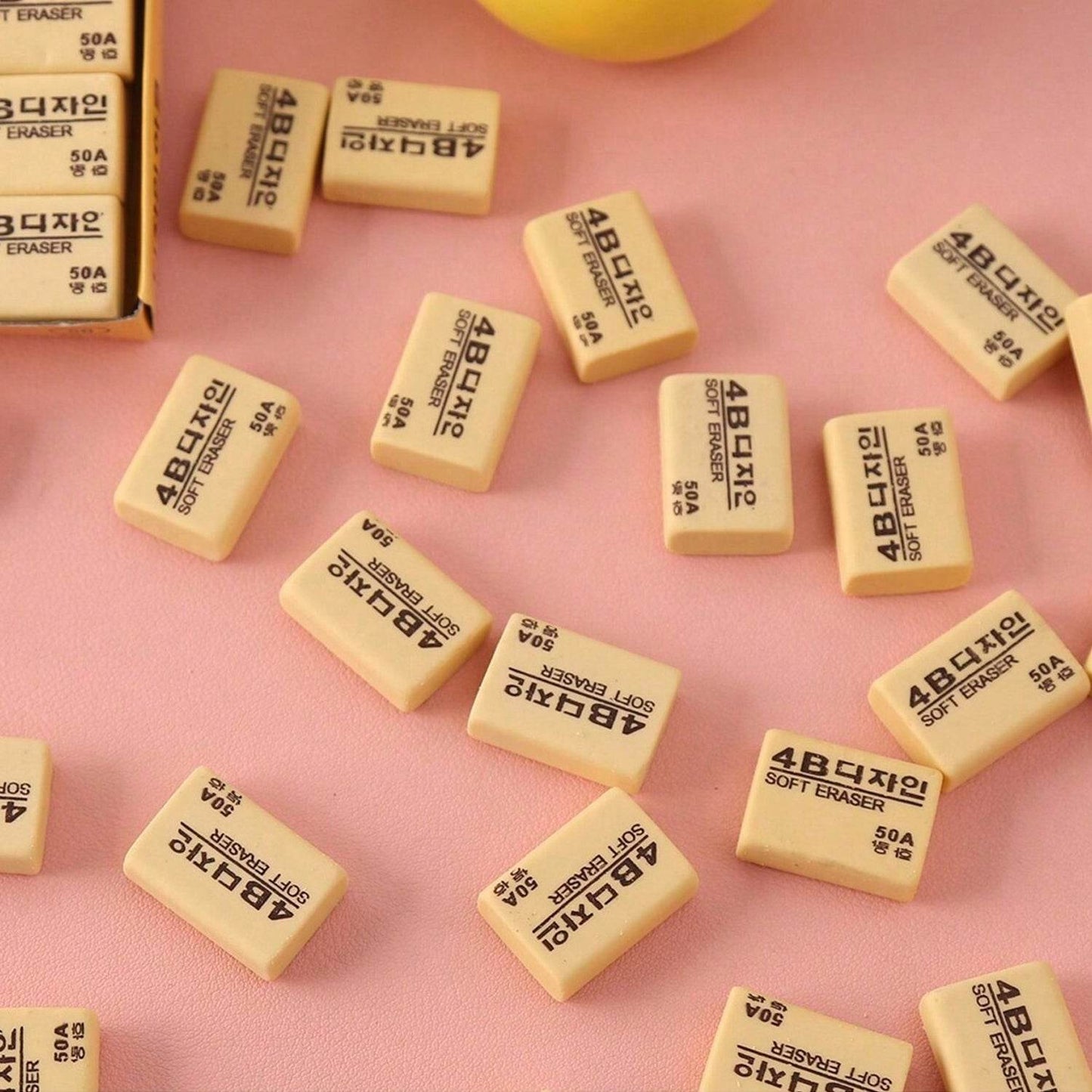 4B Erasers 30 Pack Erasers Yellow Erasers for Kids - Gadgetspiremart