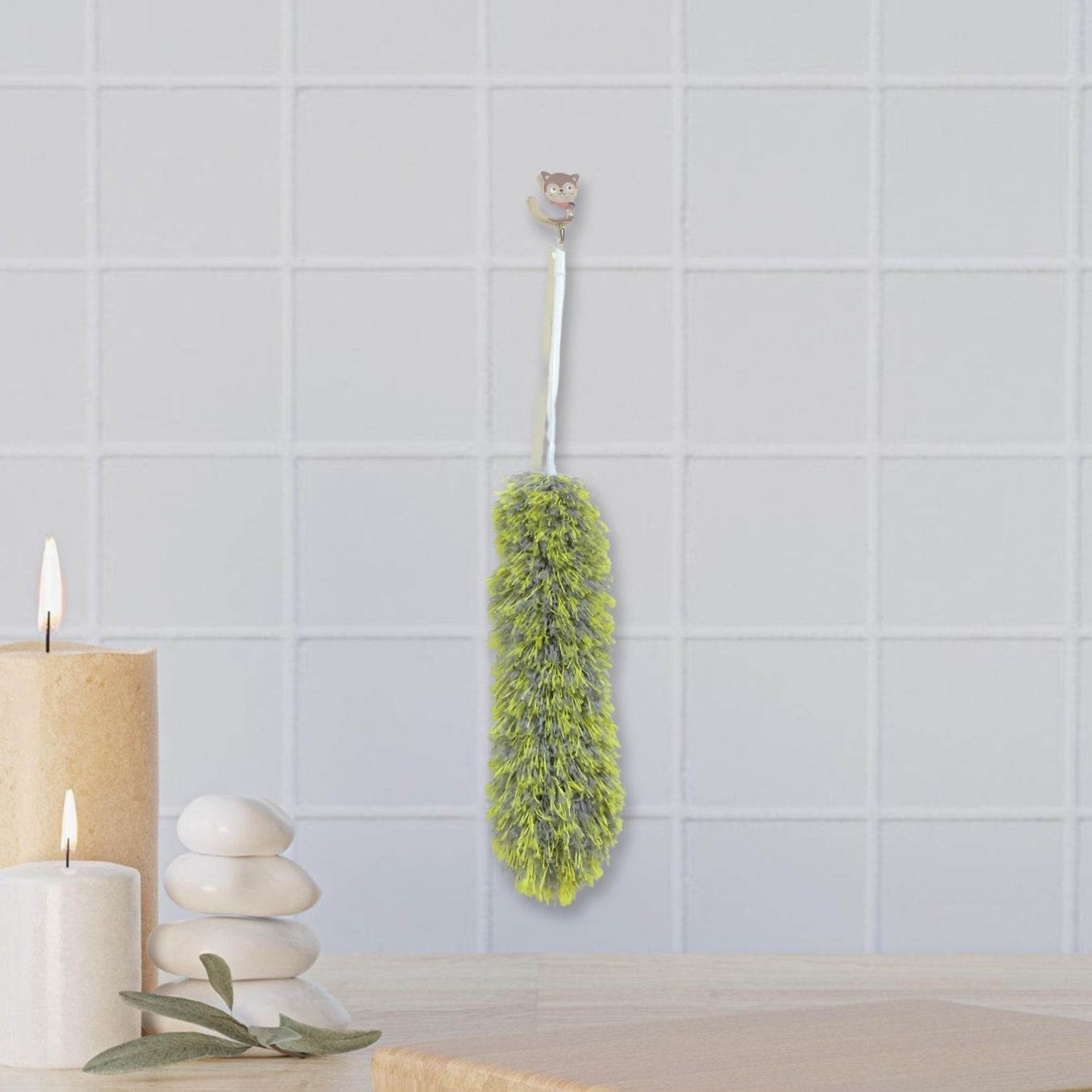 Long Handle Microfiber Duster – Extendable & Washable Cleaning Tool for Home, Car & Office (62cm) - Gadgetspiremart