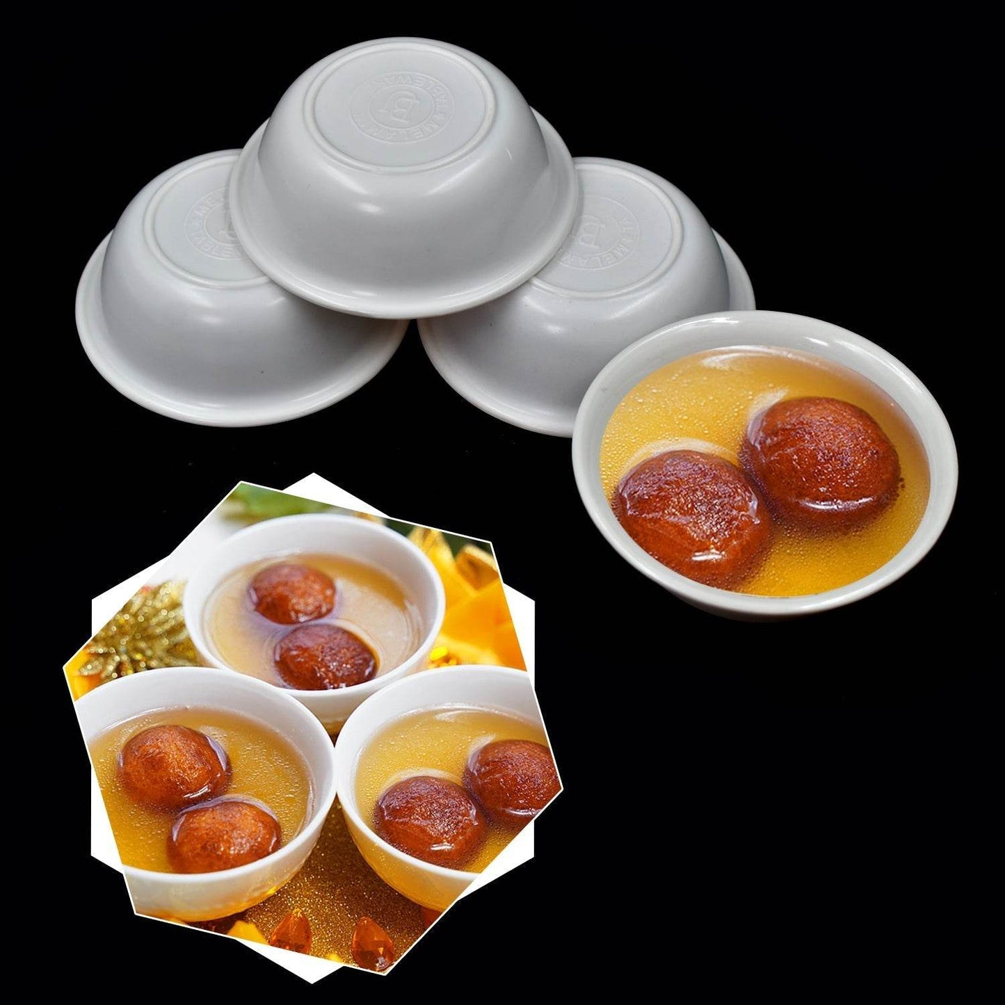 5 Pc Pudding Set used as a cutlery set for serving food purposes and sweet dishes and all in all kinds of household and official places etc. - Gadgetspiremart
