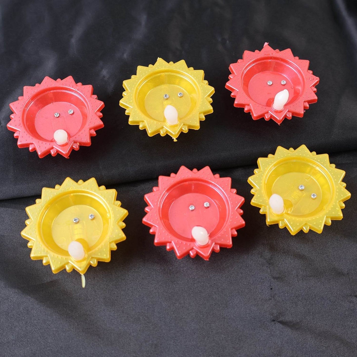Water Sensor LED Diya Set (6 Pc) - Gadgetspiremart
