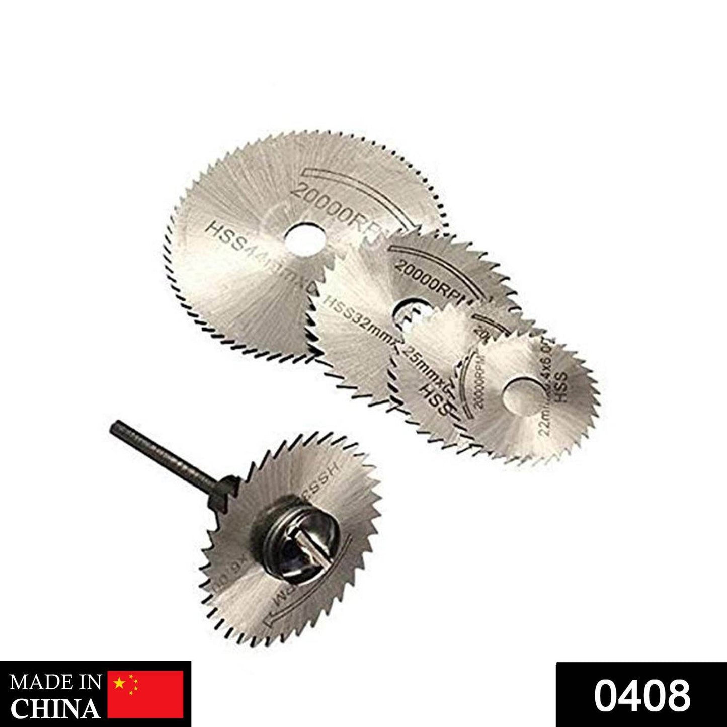 6pcs Metal HSS Circular Saw Blade Set Cutting Discs for Rotary Tool - Gadgetspiremart