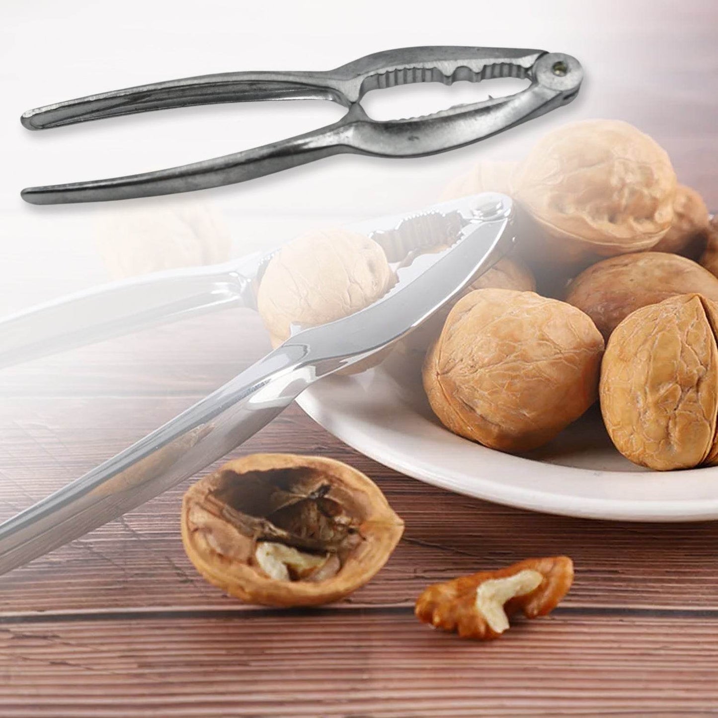 Luxury Stainless Walnut Cracker – Portable Nut Cutter & Pliers - Gadgetspiremart