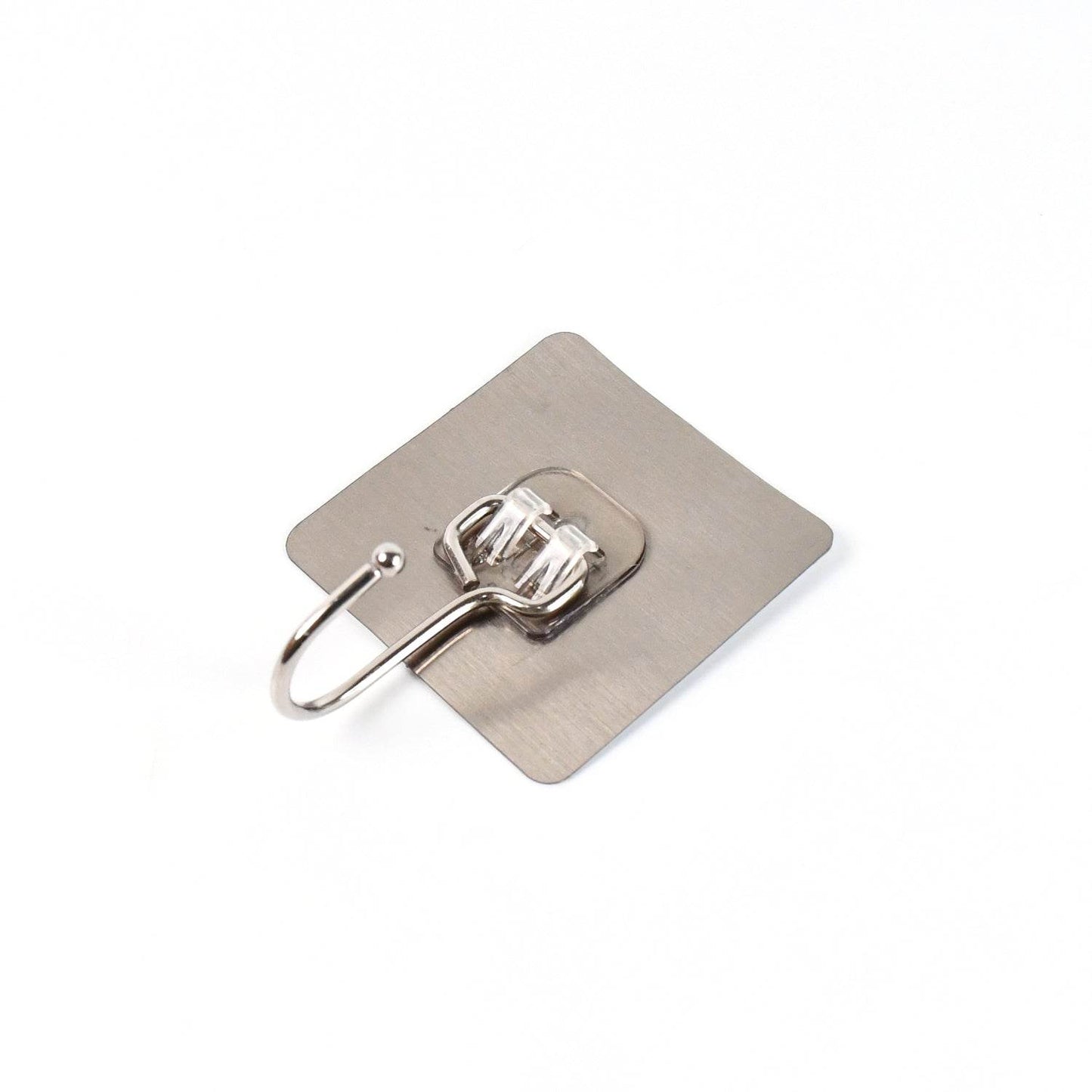 Large Stainless Steel Self Adhesive Wall Hooks (1 Pc) - Gadgetspiremart