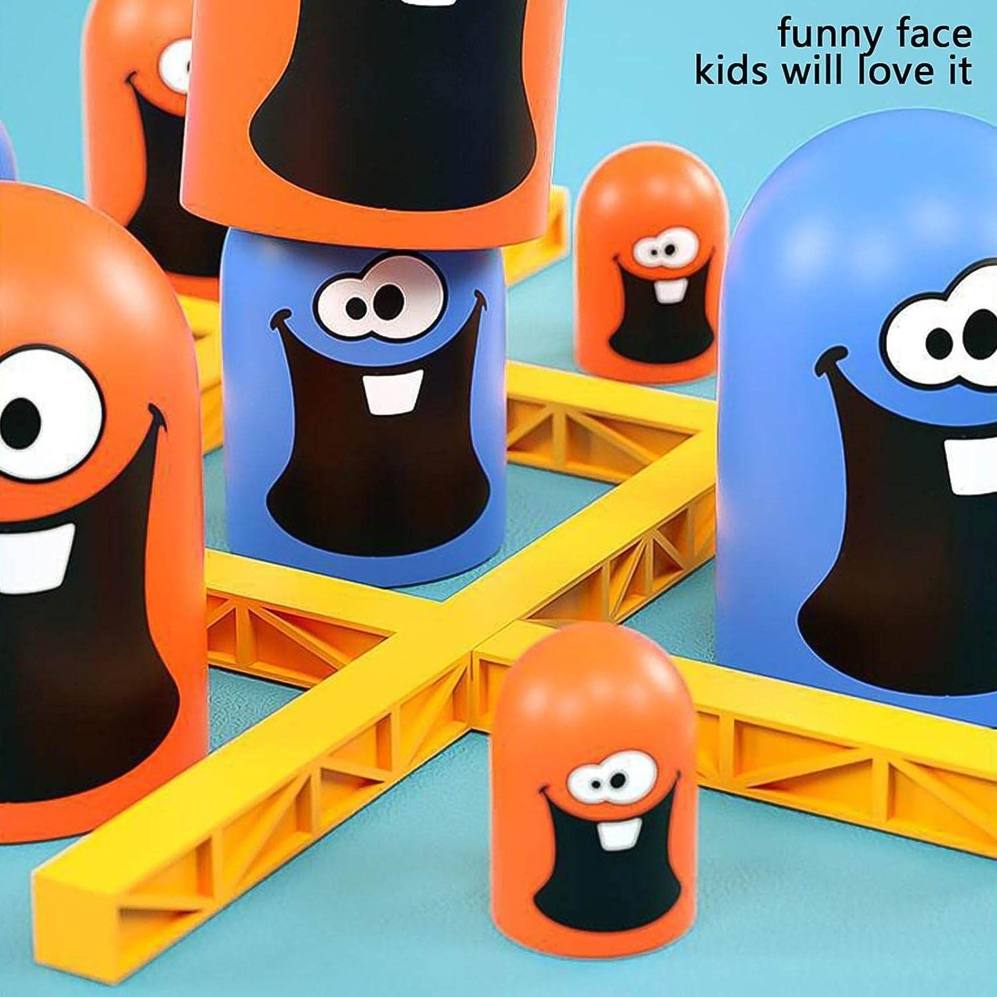 Tic-Tac-Toe Game, Gobble Game, Board Game Indoor (1 Set) - Gadgetspiremart