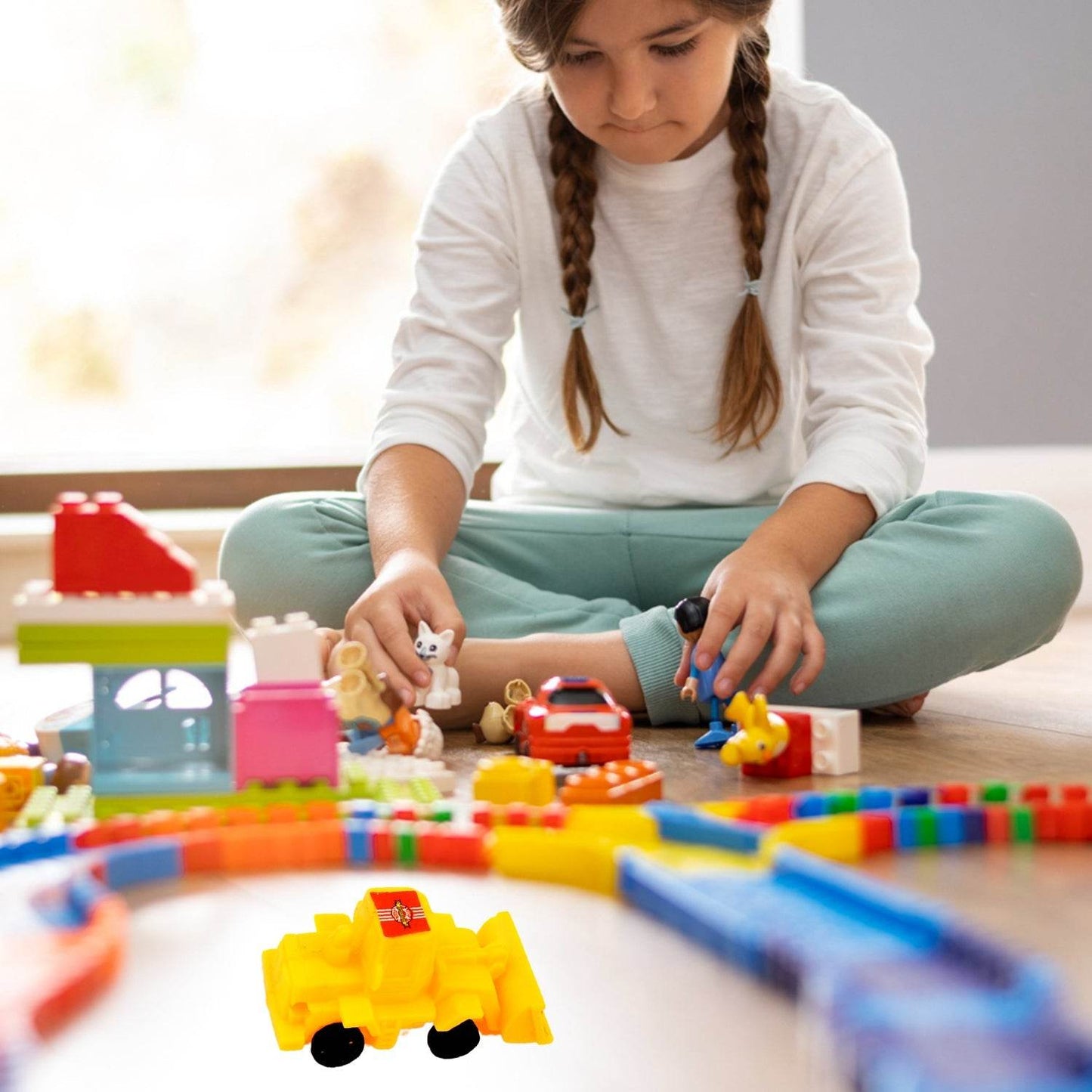 Vehicle Car Engineering Automobile Construction Car Toys Set for Children (6 Pcs Set) - Gadgetspiremart