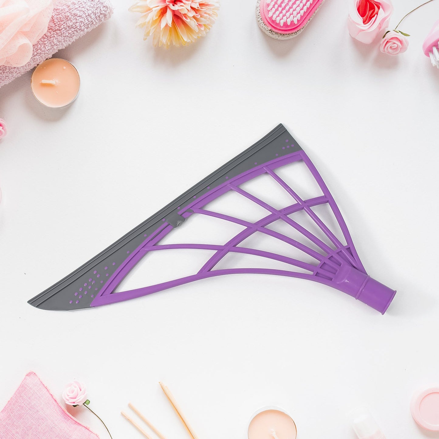 Durable Eco-Friendly Broom with Scraper
