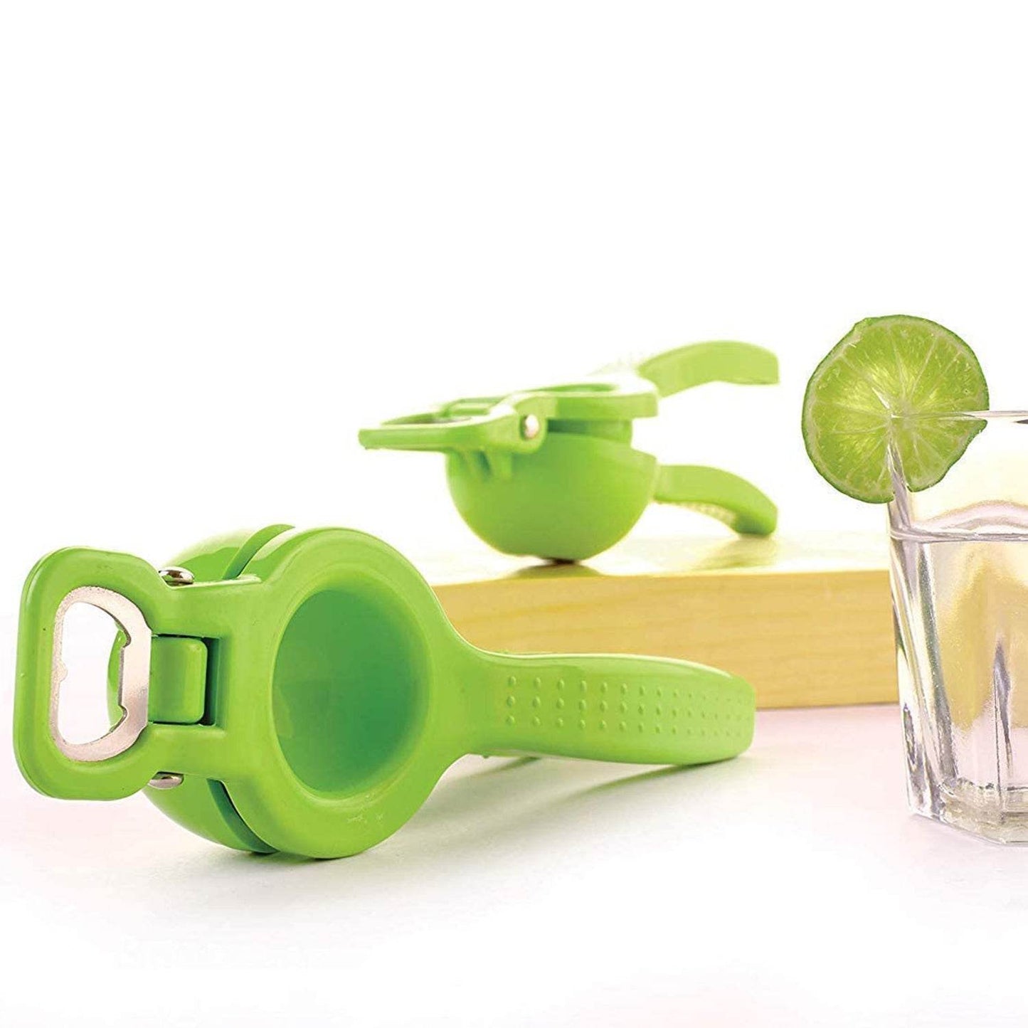 Kitchen 2 in 1 Unbreakable Lemon Squeezer and Bottle Opener (1 Pc) - Gadgetspiremart