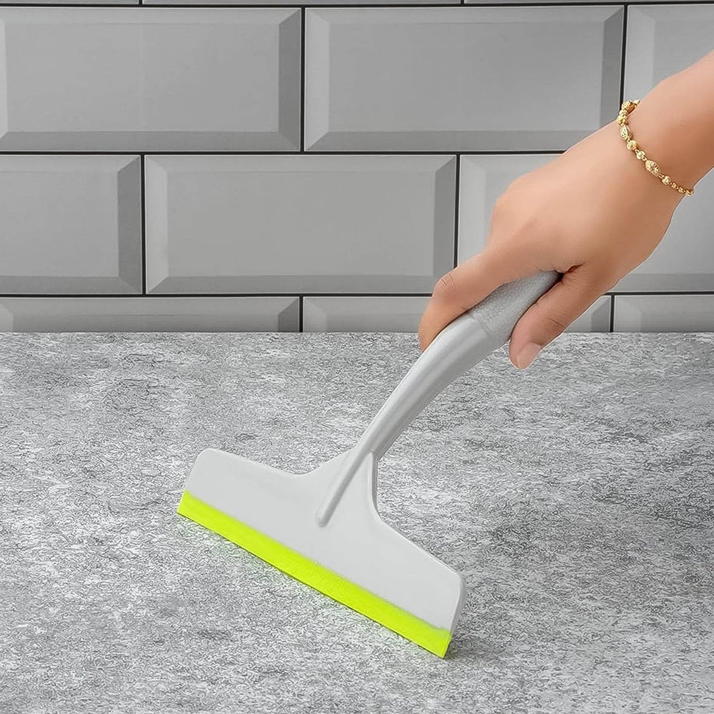Plastic Kitchen Wiper (Grey / 1 Pc) - Gadgetspiremart
