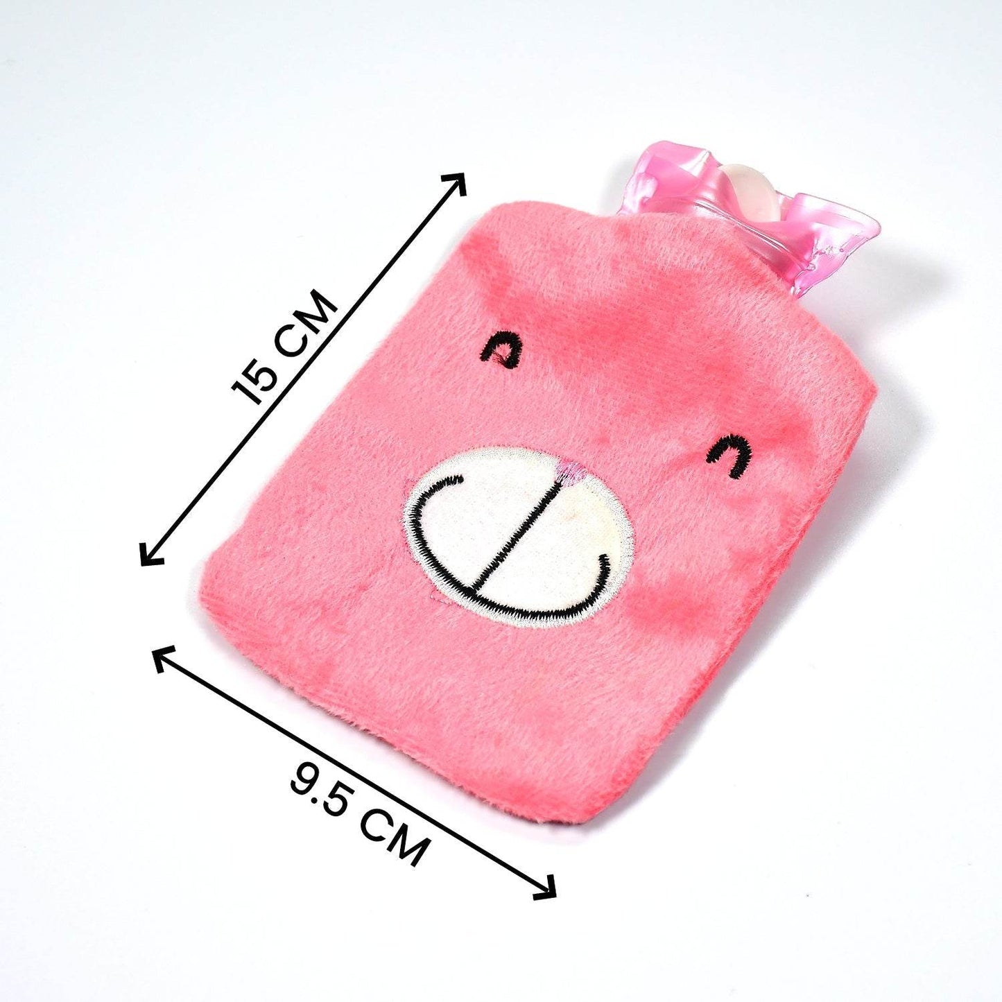 Pink Hot Water Bag with Cover – Relief for Neck, Shoulders & Cramps - Gadgetspiremart