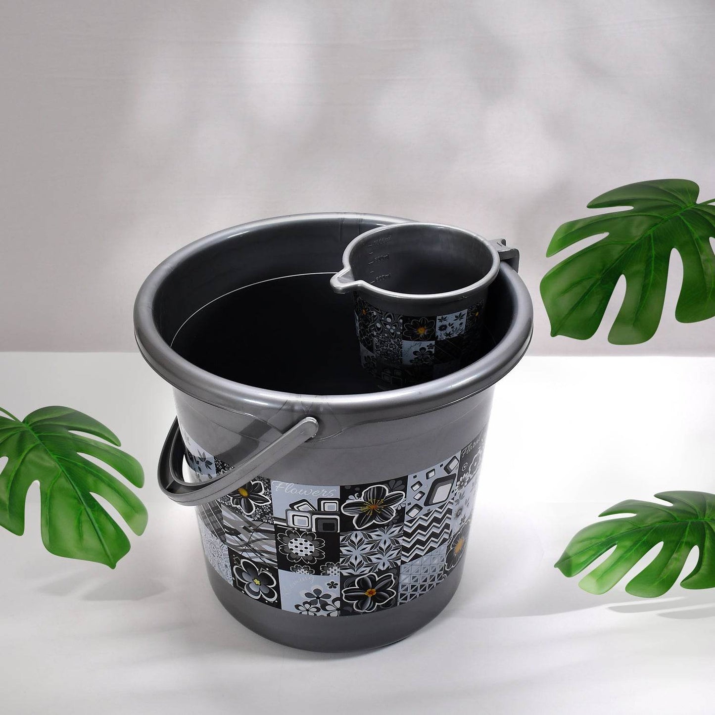 Large Capacity Plastic Bathroom Set of 7Pieces (1pc Big Tub, 1pc bucket,1pc , 1pc Mug, 1pc Soap Case, 1pc , 1pc Stool) - Gadgetspiremart