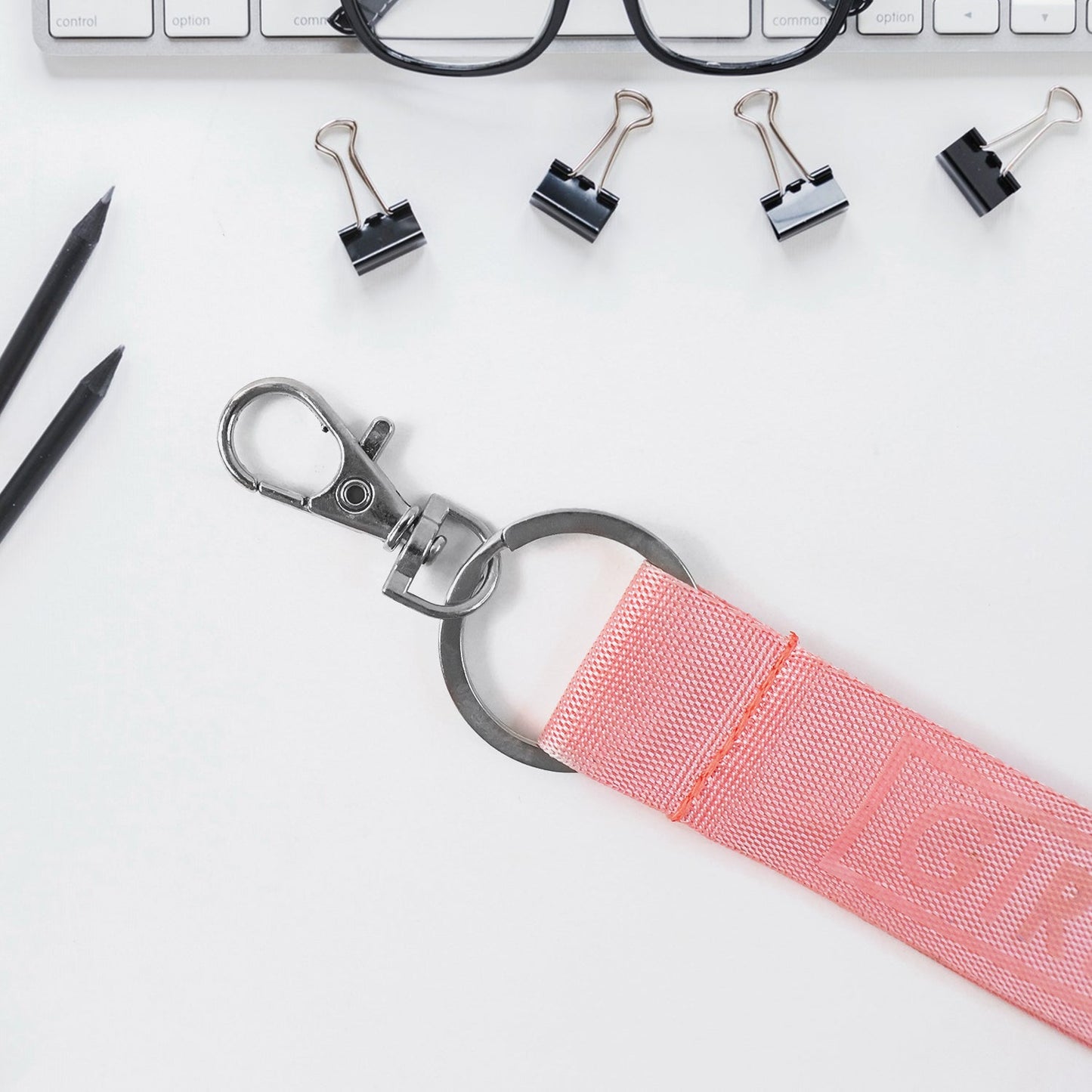 Fabric Ribbon Keychain (1 Pc, Mix Color) - Gadgetspiremart