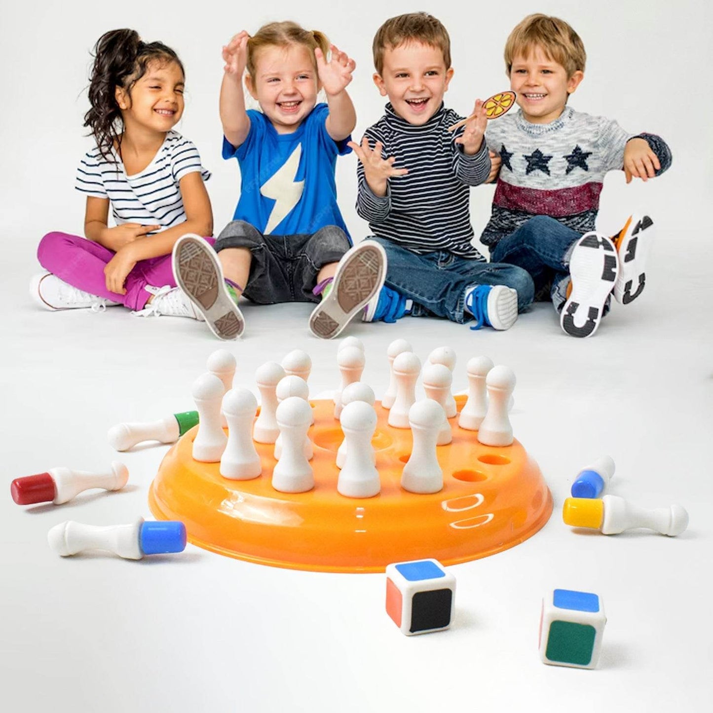 Plastic Brain Teaser Memory Chess Game (1 Set) - Gadgetspiremart