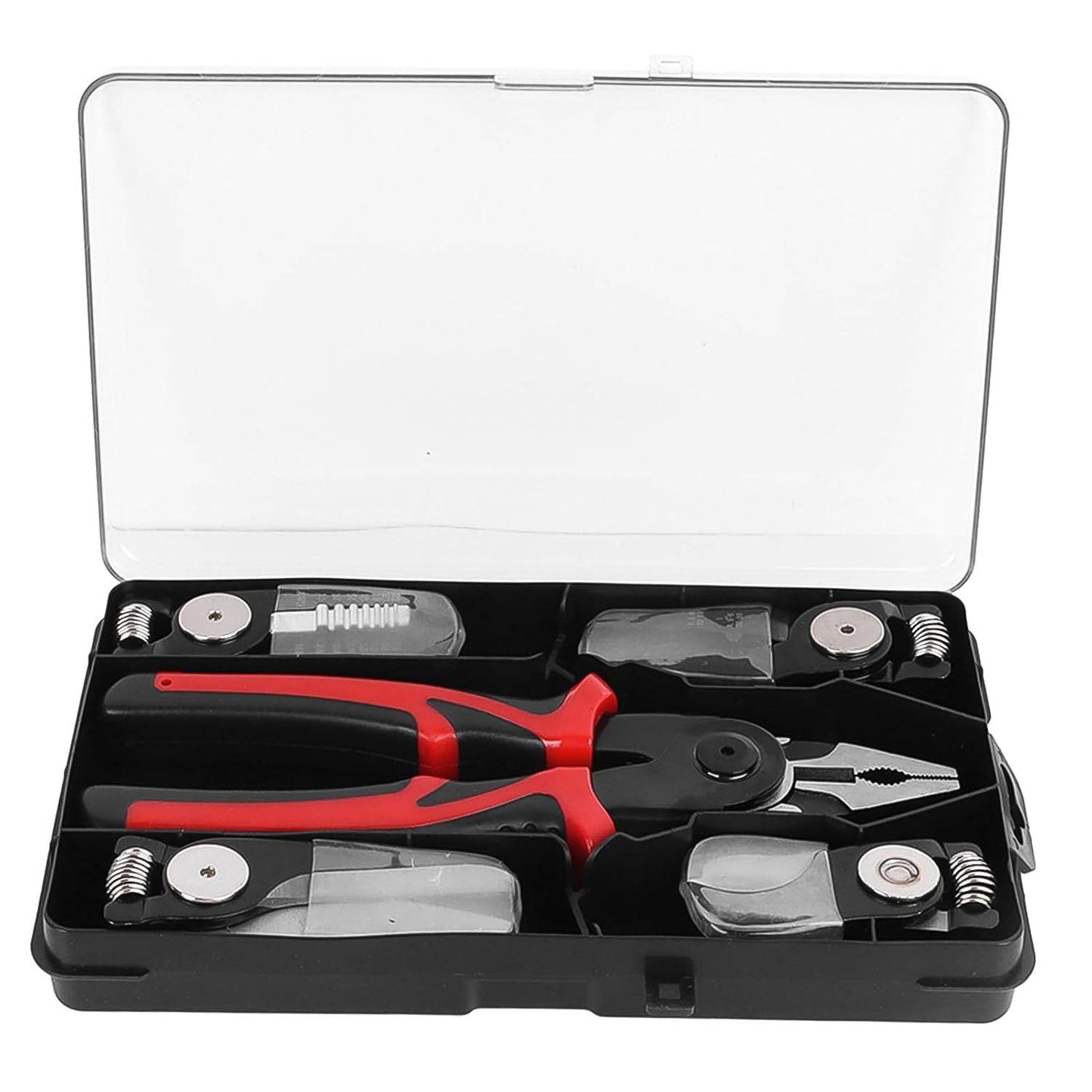 5 in 1 Wire Stripper Pliers Set, Soft Grip, Anti-Slip, Alloy Steel, Cutting, Gripping, Stripping - Gadgetspiremart