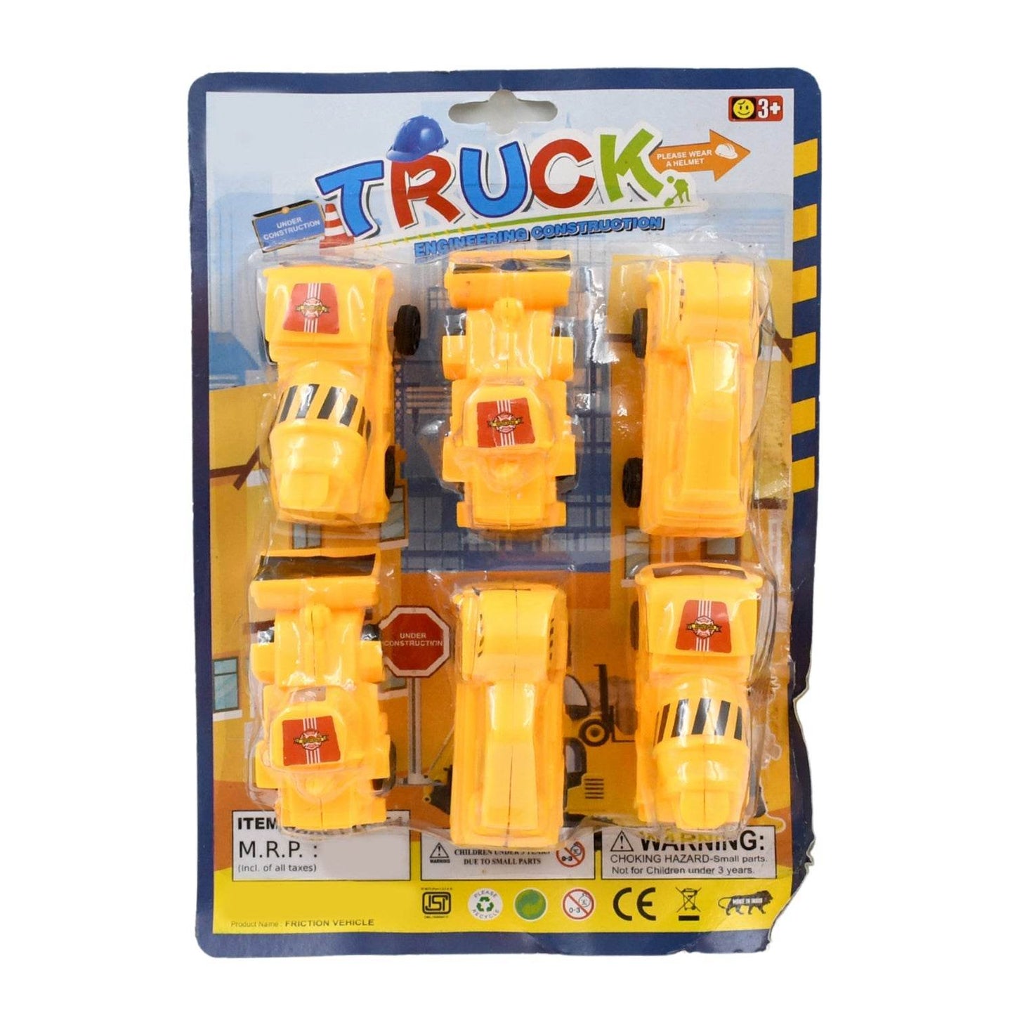 Vehicle Car Engineering Automobile Construction Car Toys Set for Children (6 Pcs Set) - Gadgetspiremart
