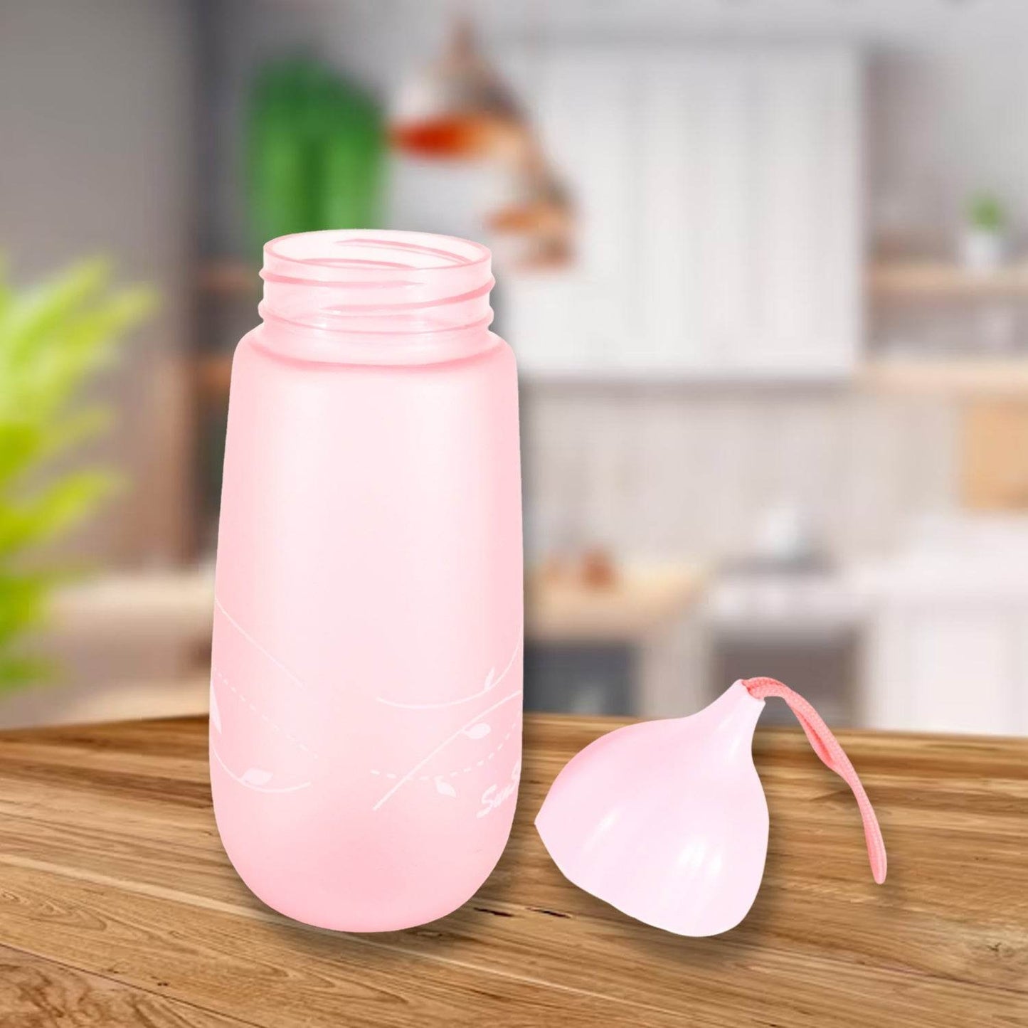 Unique Shape Premium Plastic water bottle With Dori Easy to Carry (1 Pc / 550 ML) - Gadgetspiremart