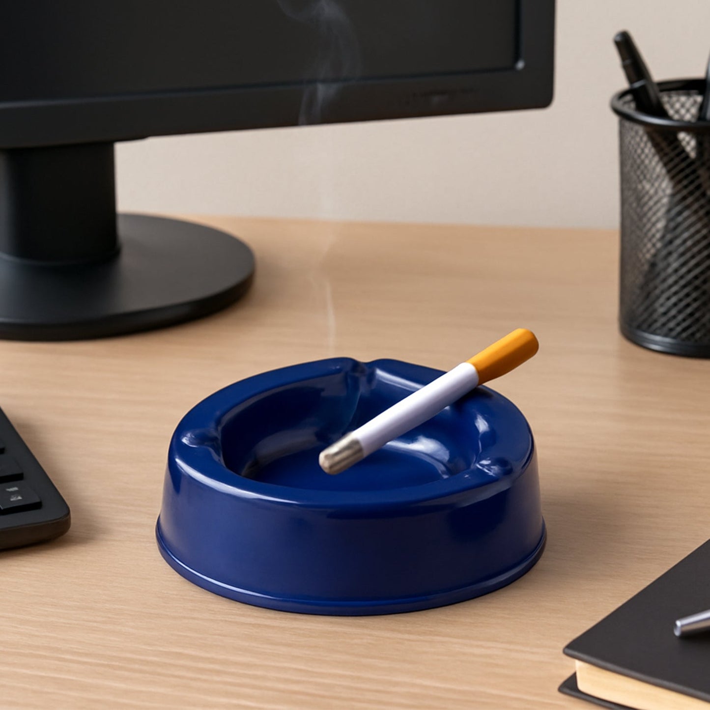 Oblivion Wide Bowl Plastic Ashtray
