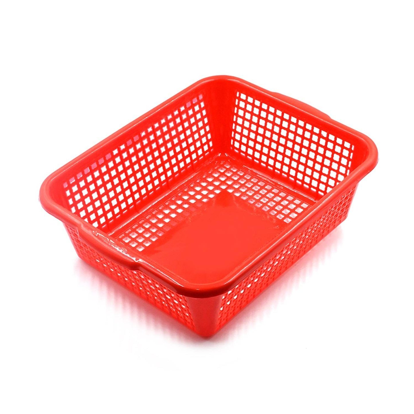 Plastic Kitchen Medium Size Vegetables and Fruits Washing Basket Dish Rack Multipurpose Organizers - Gadgetspiremart