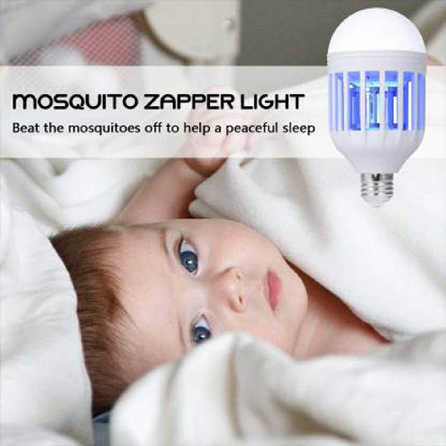 5W Mosquito Killer Lamp E27 LED Zapper for Summer Insects & Moths - Gadgetspiremart