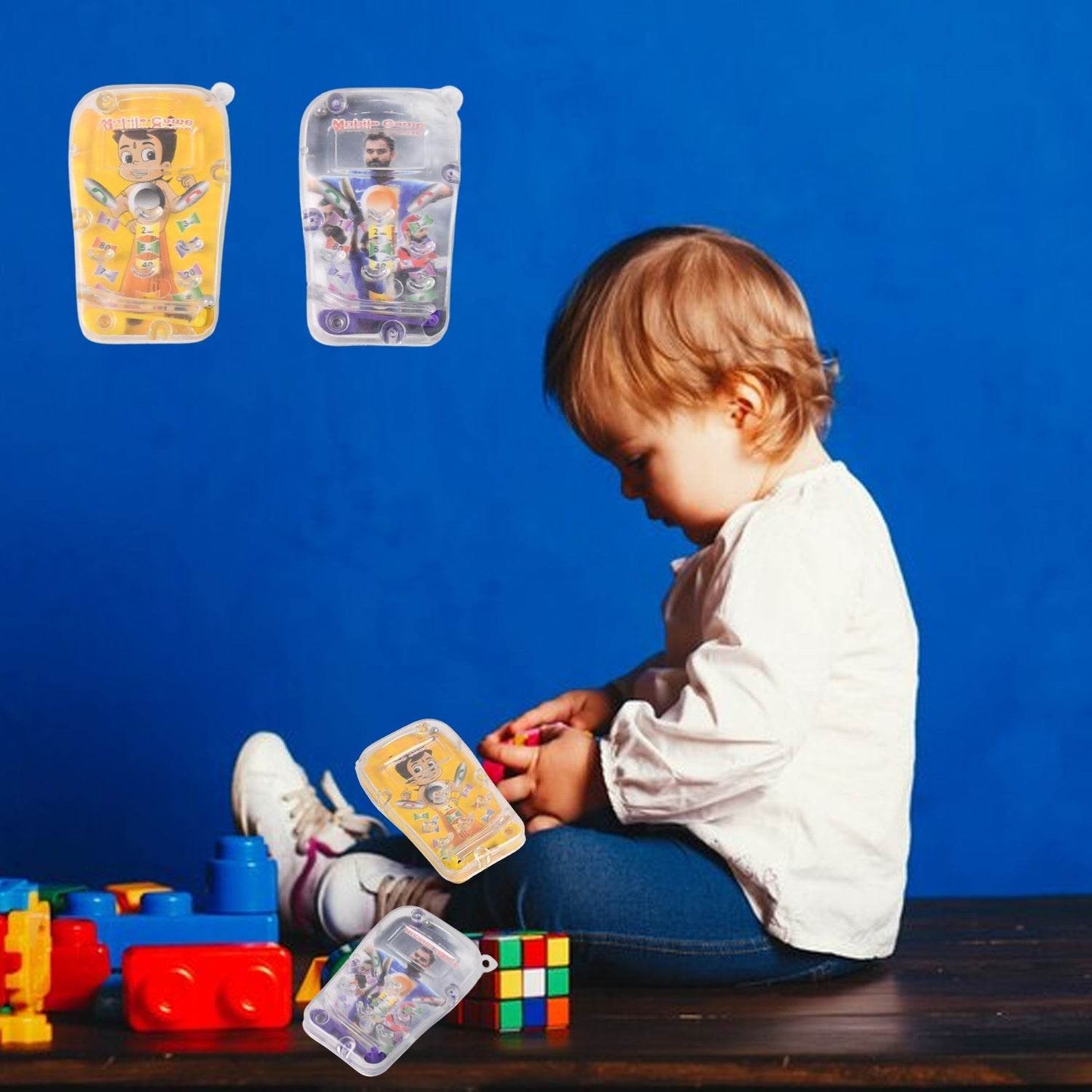 Kids Plastic Mobile Game Educational Toy (1 Pc / Mix Color & Design) - Gadgetspiremart