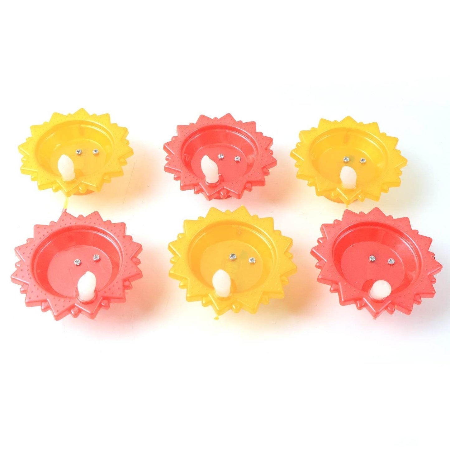 Water Sensor LED Diya Set (6 Pc) - Gadgetspiremart