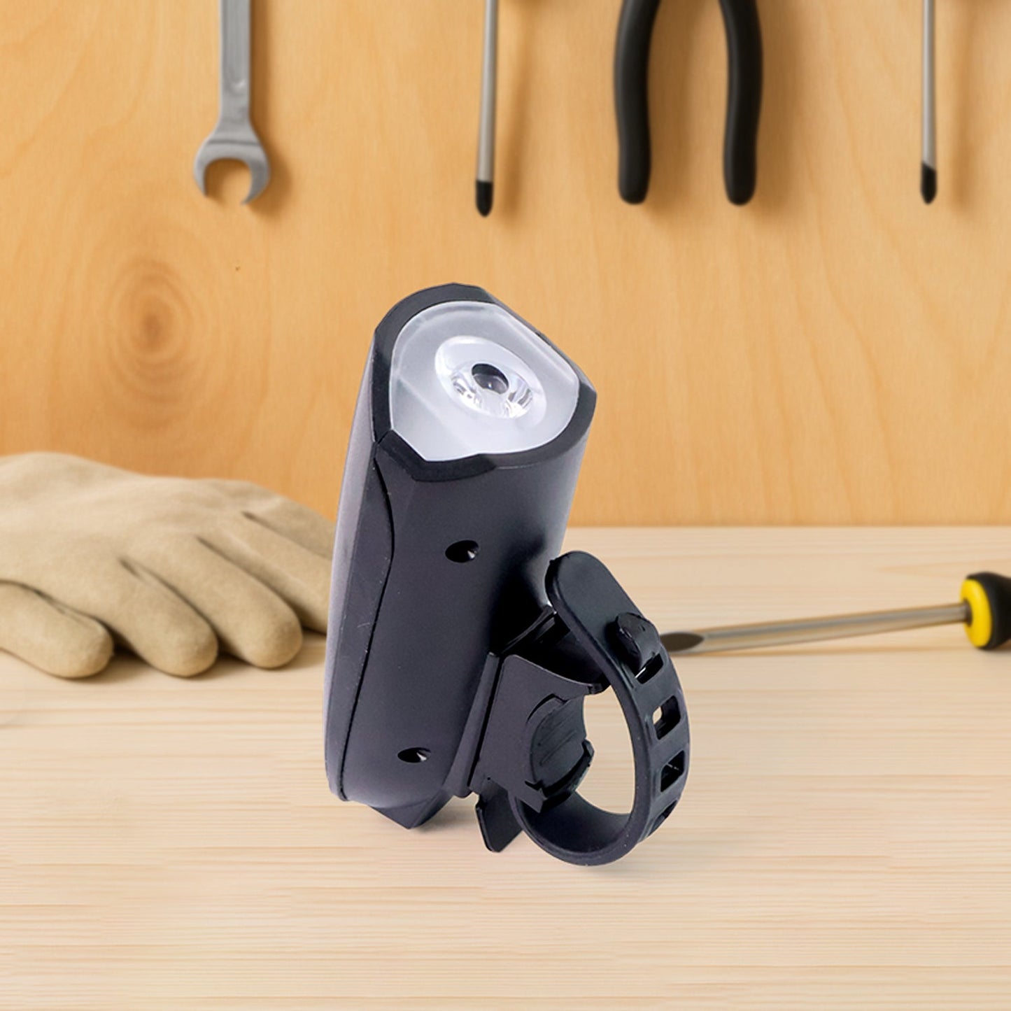 Bicycle LED Light Work On Battery (Speaker Not Included)