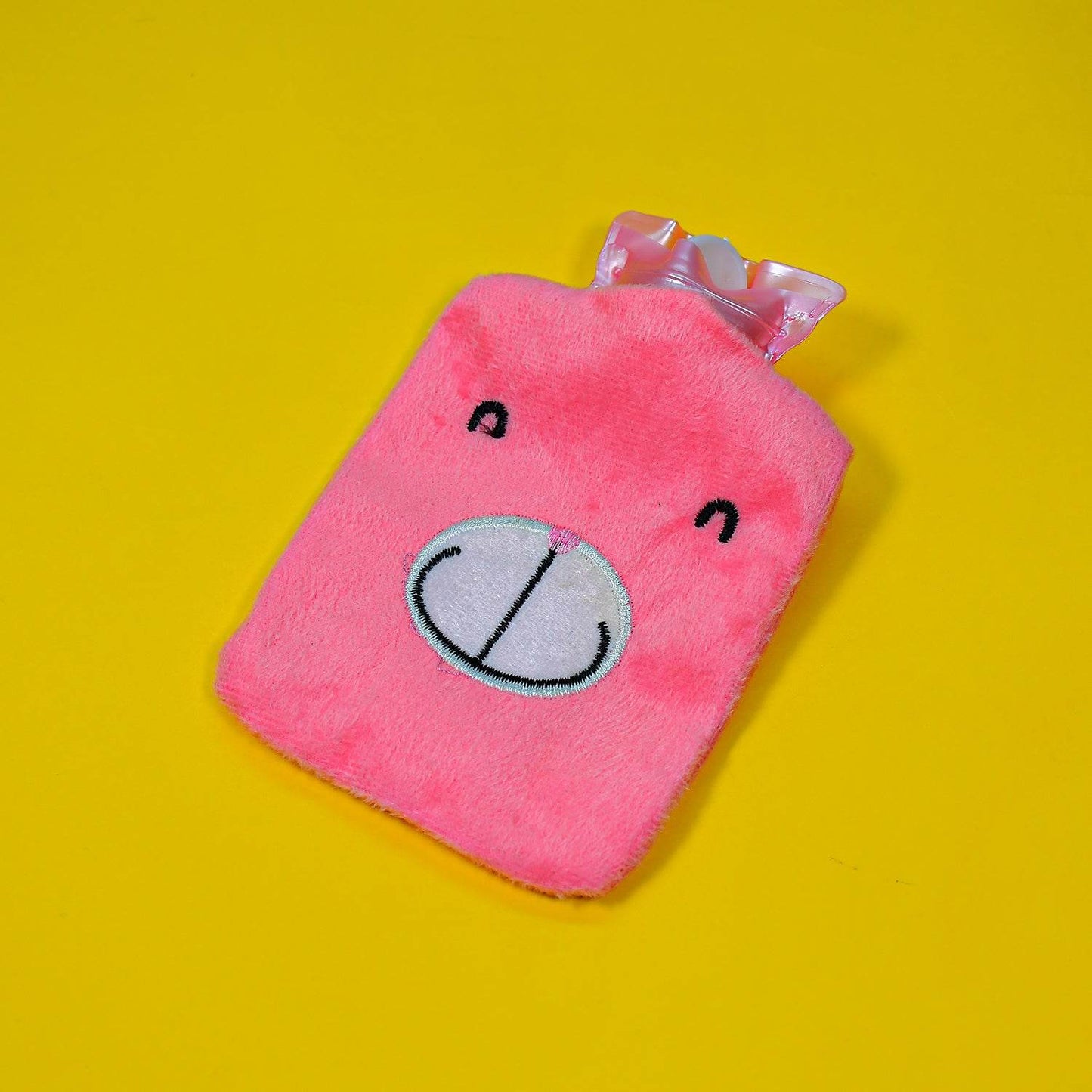 Pink Hot Water Bag with Cover – Relief for Neck, Shoulders & Cramps - Gadgetspiremart