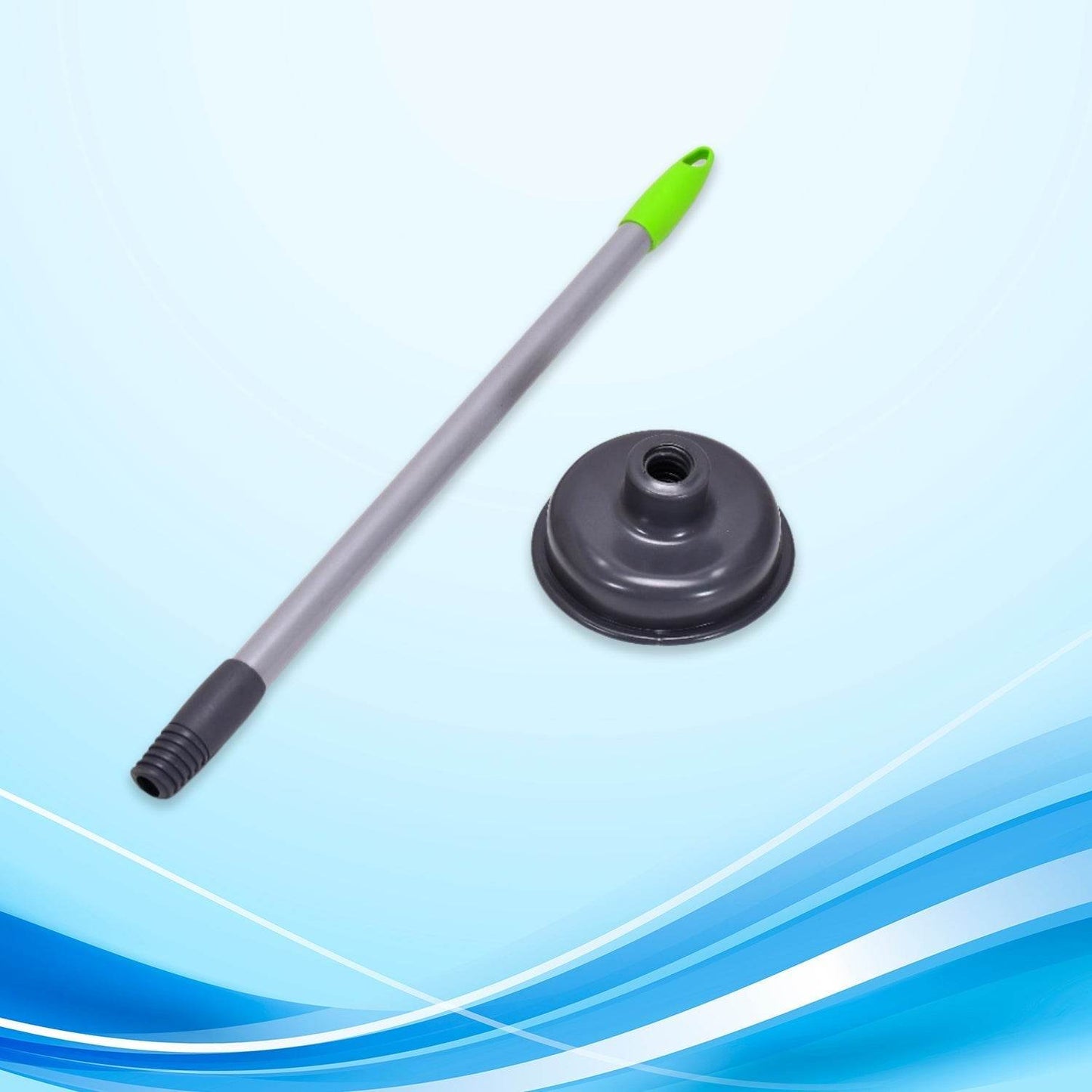 Toilet Plunger - for Clogs in Toilet Bowls and Sinks in Homes, Commercial and Industrial Buildings. - Gadgetspiremart