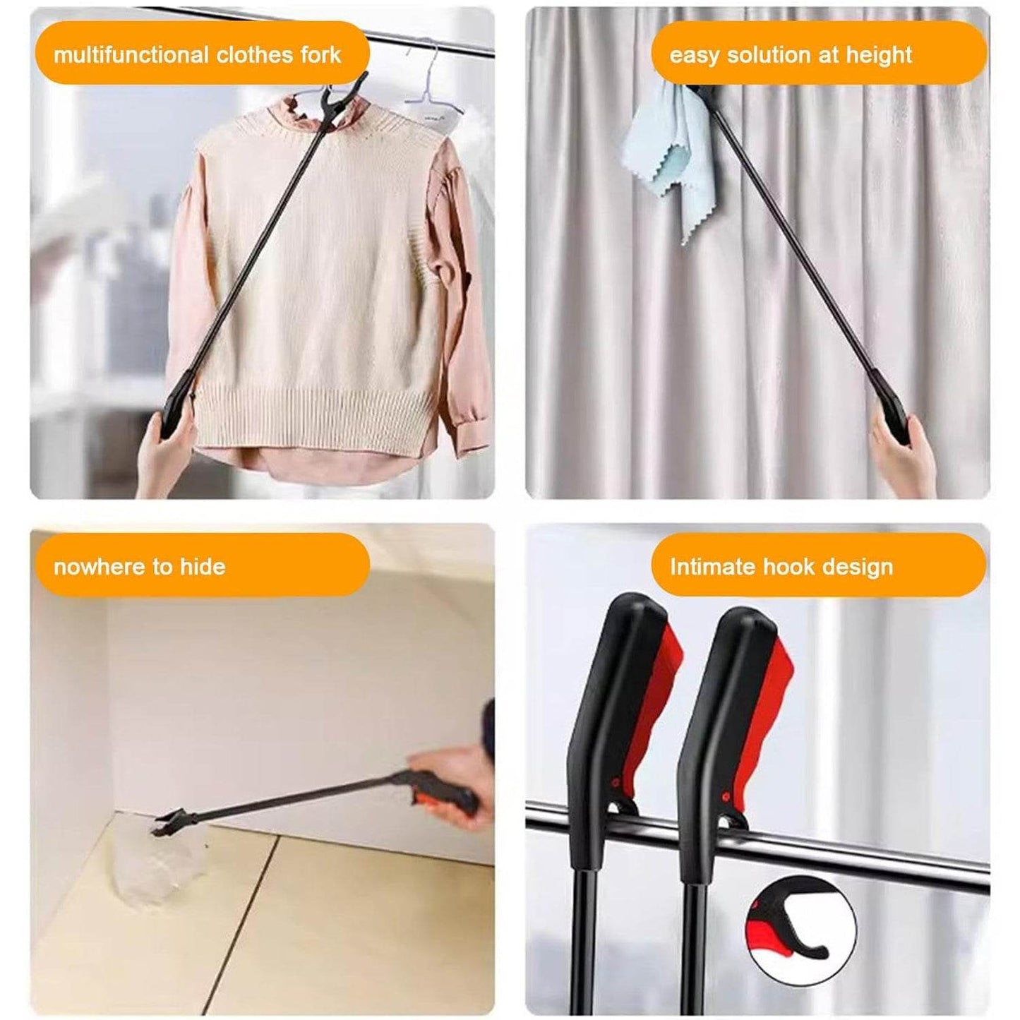 Tool Pick Up Stick for Elderly, Robust Gripping Tool for Outdoor Cleaning (1 pc / Big) - Gadgetspiremart