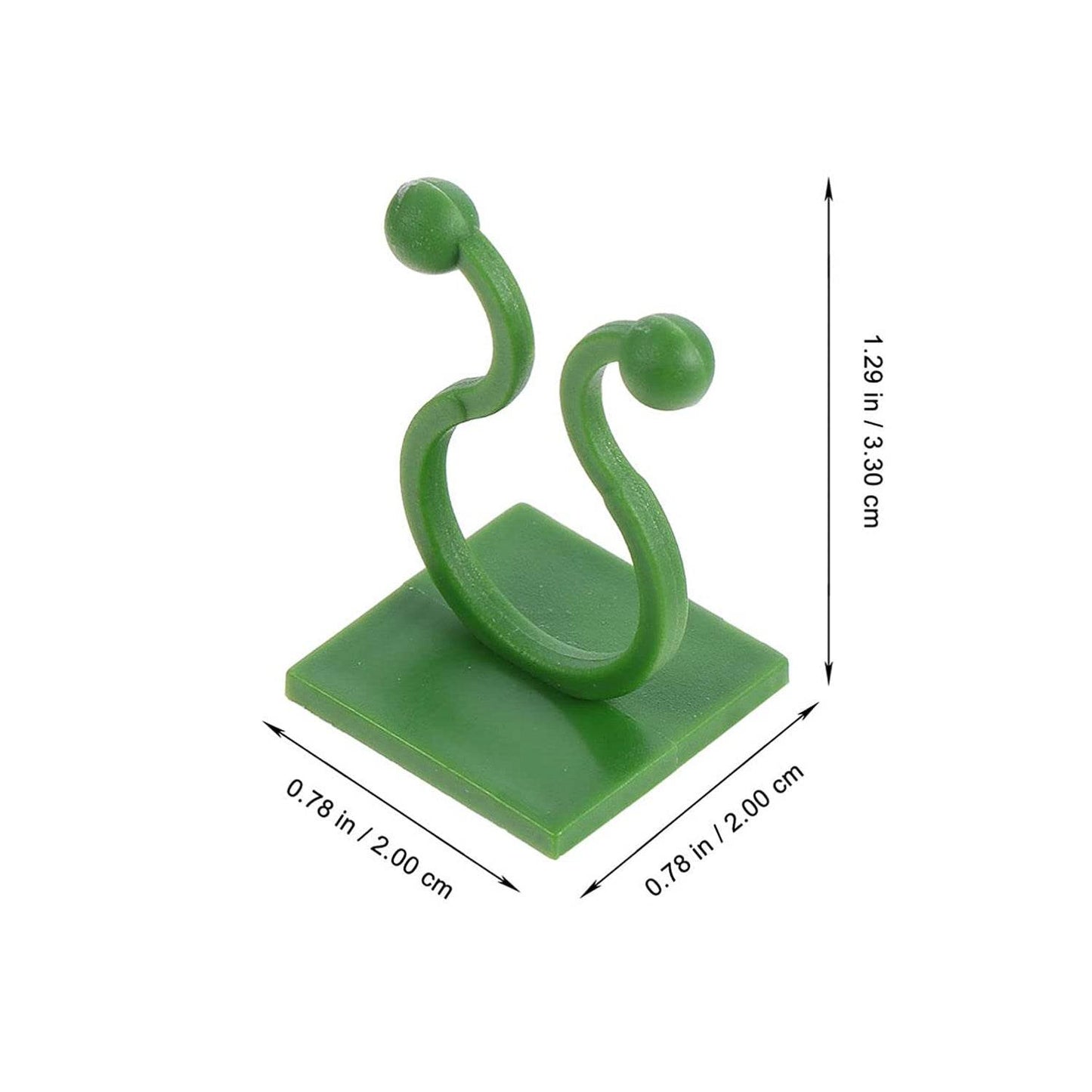 Plant Climbing Wall Fixture Clip Self-Adhesive Hook (40 Pcs Set / With plastic box) - Gadgetspiremart