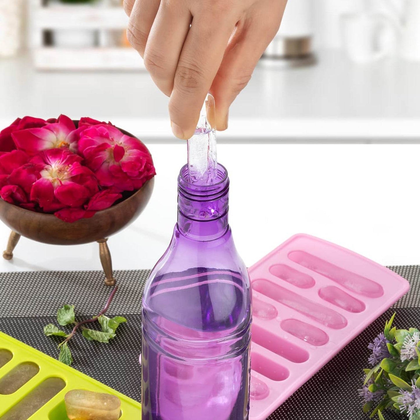 4-Piece Fancy Ice Tray – Versatile Household Ice Maker - Gadgetspiremart