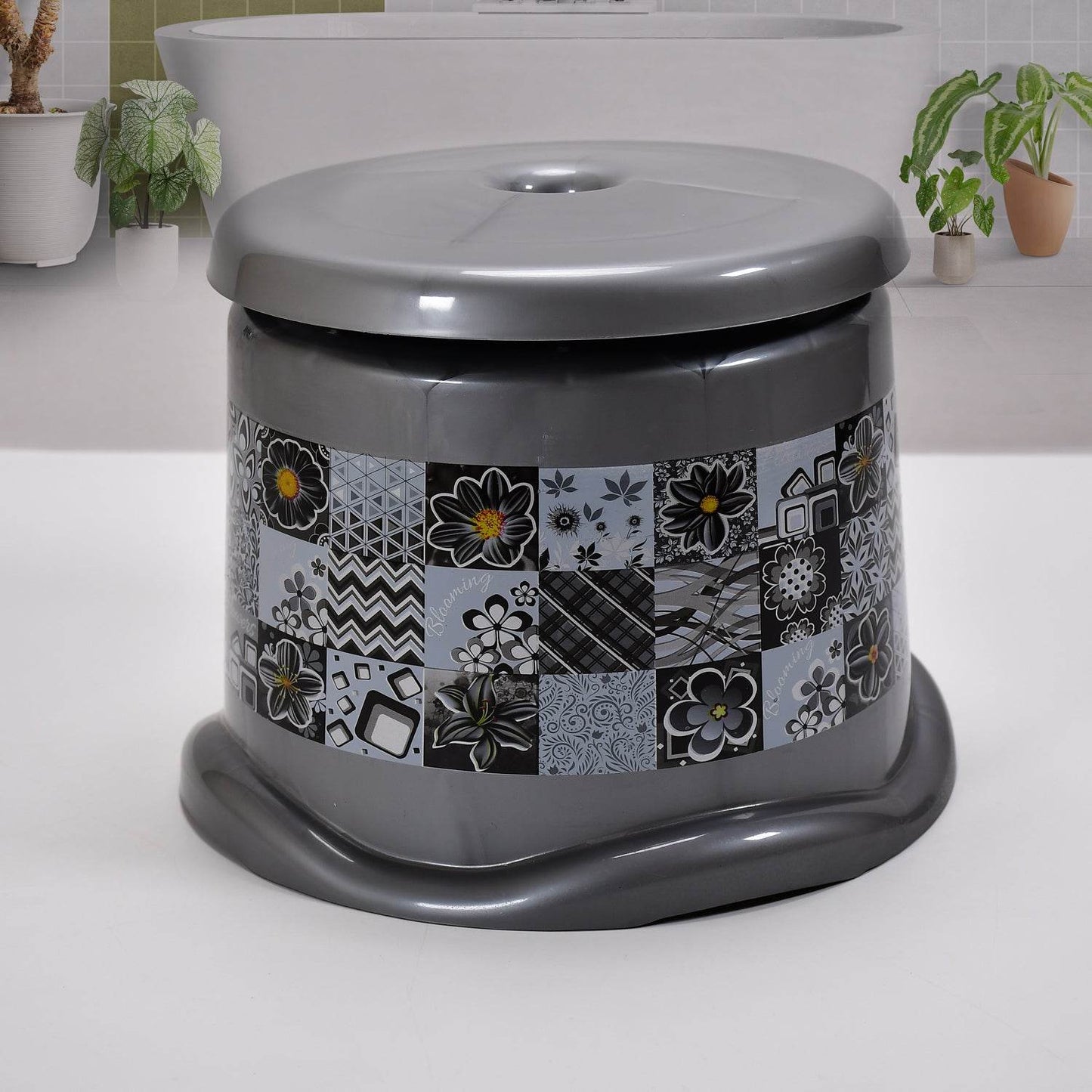 Large Capacity Plastic Bathroom Set of 7Pieces (1pc Big Tub, 1pc bucket,1pc , 1pc Mug, 1pc Soap Case, 1pc , 1pc Stool) - Gadgetspiremart