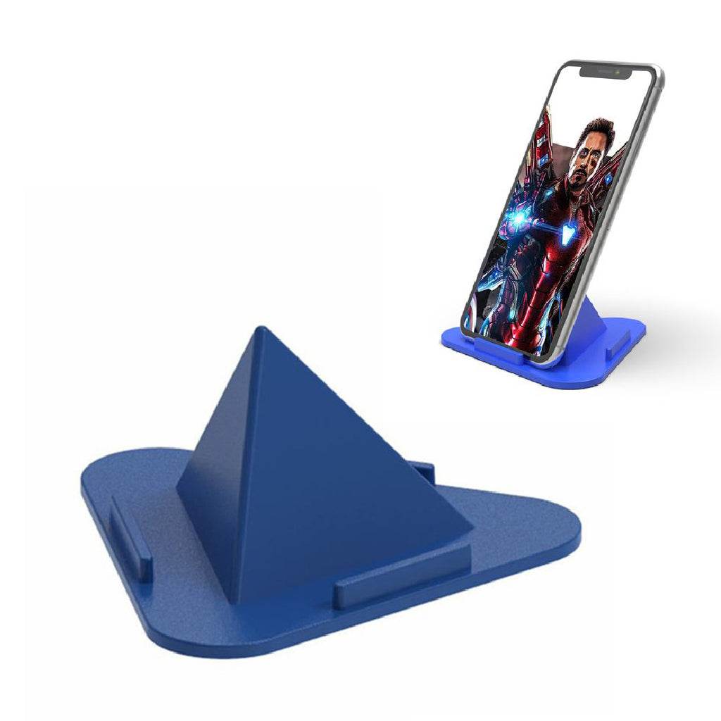 Universal Portable Three-Sided Pyramid Shape Mobile Holder Stand - Gadgetspiremart