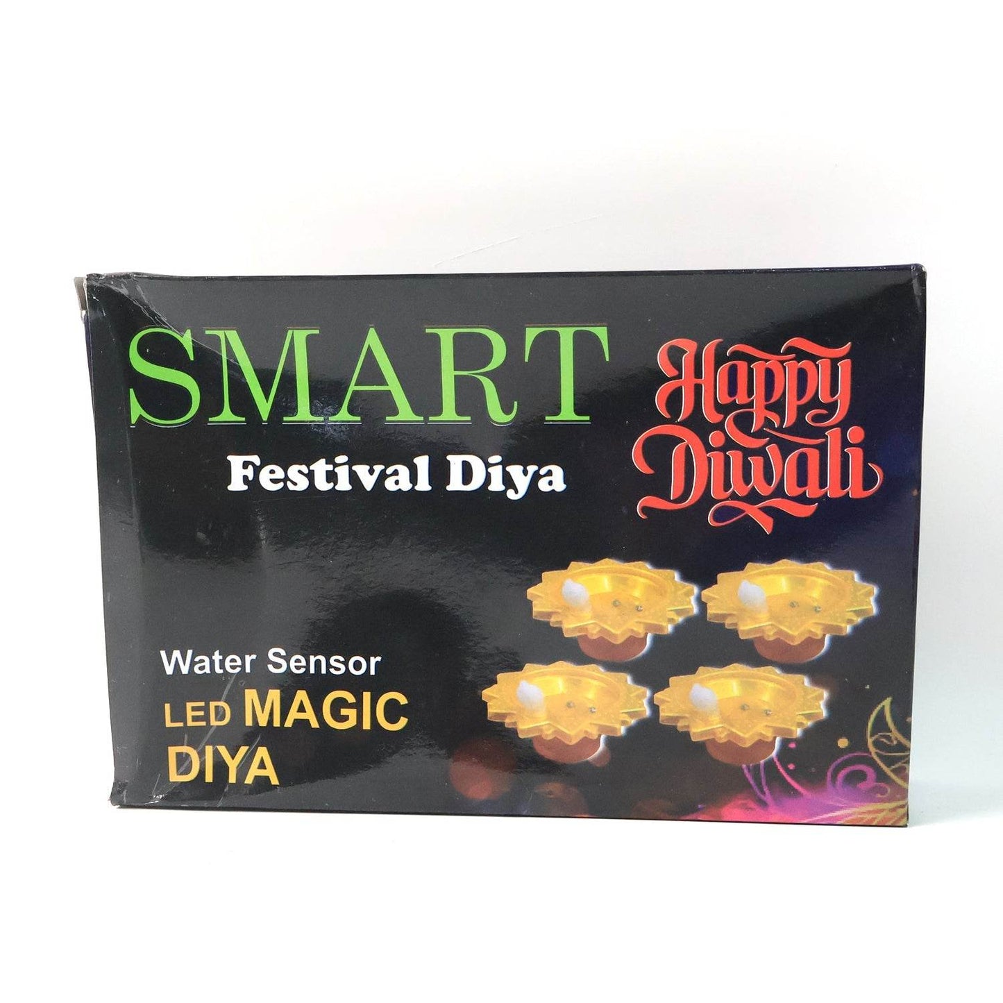 Water Sensor LED Diya Set (6 Pc) - Gadgetspiremart