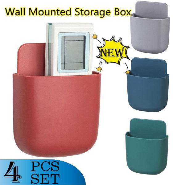 Wall Mounted Storage Case with Mobile Phone Charging Holder - Gadgetspiremart