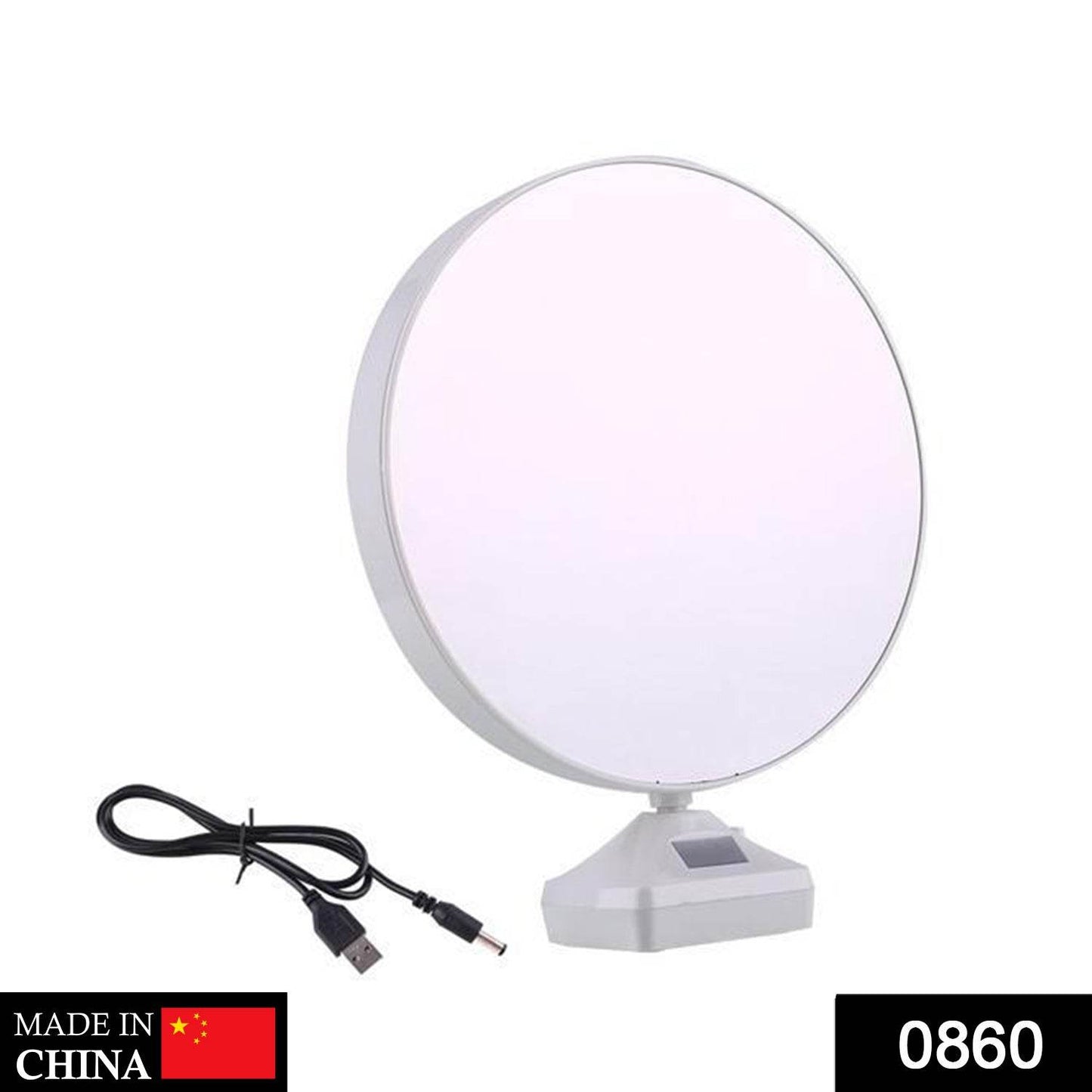 Plastic 2 in 1 Mirror Come Photo Frame with Led Light - Gadgetspiremart