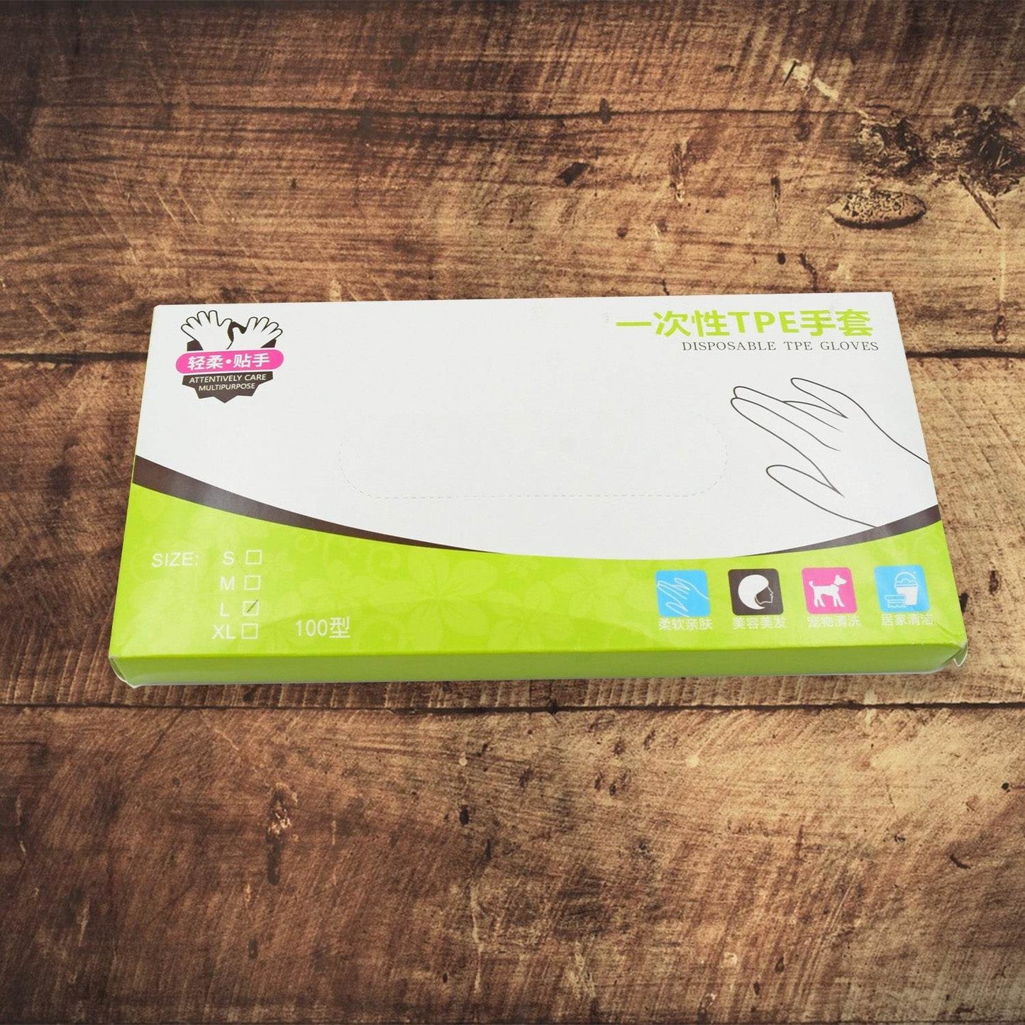 Large Disposable Gloves (100 Pcs): Clear Plastic, Multipurpose - Gadgetspiremart