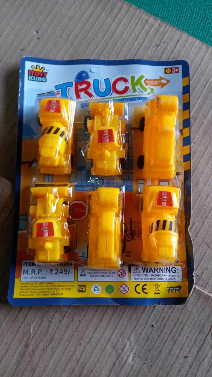 Vehicle Car Engineering Automobile Construction Car Toys Set for Children (6 Pcs Set) - Gadgetspiremart