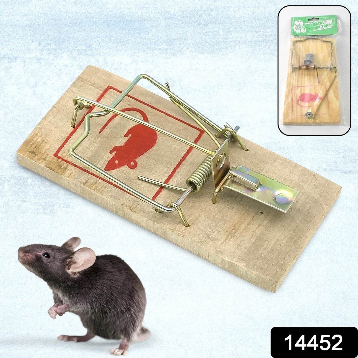 Wooden Mouse Rat Traps (1 Pc) - Gadgetspiremart