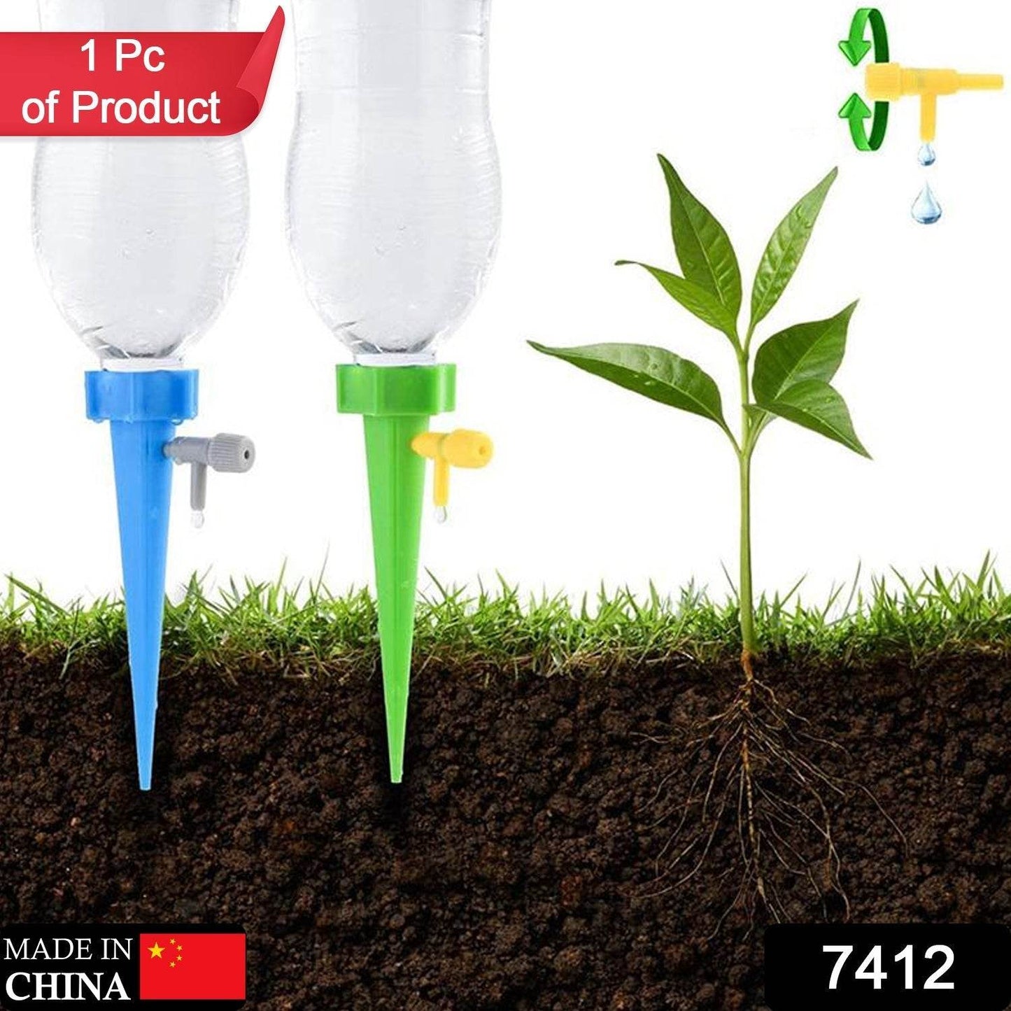 Plant Watering Spikes Sprinkler - Gadgetspiremart