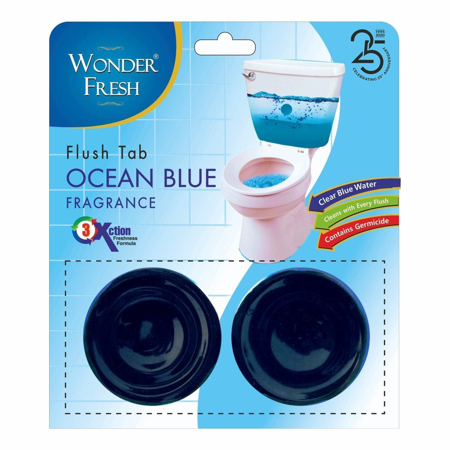 Toilet Cleaner Flush Tab Ocean Blue 100 Gram - Gadgetspiremart