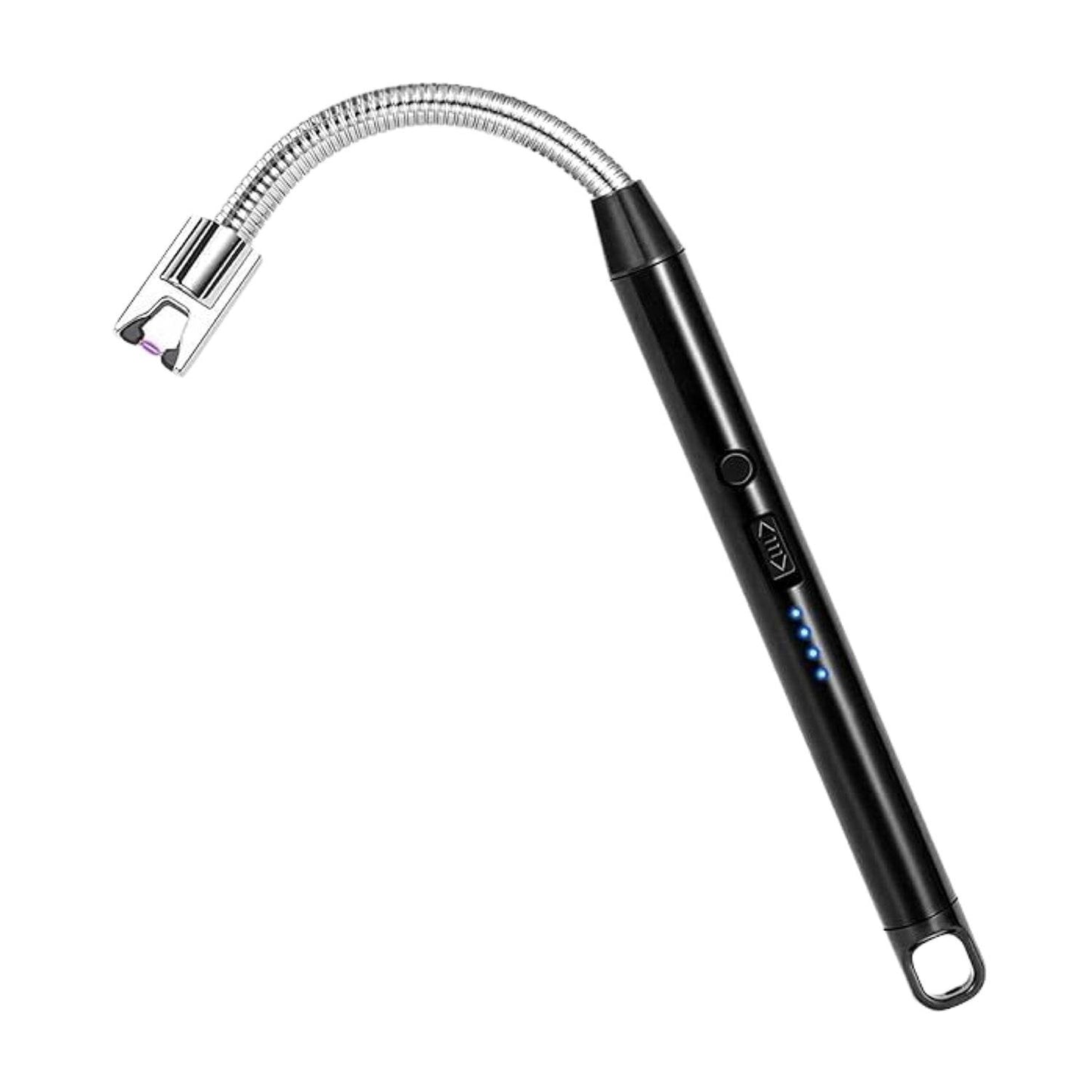 Long Flexible USB Rechargeable Electric Arc Lighter – Windproof, Flameless Plasma - Gadgetspiremart