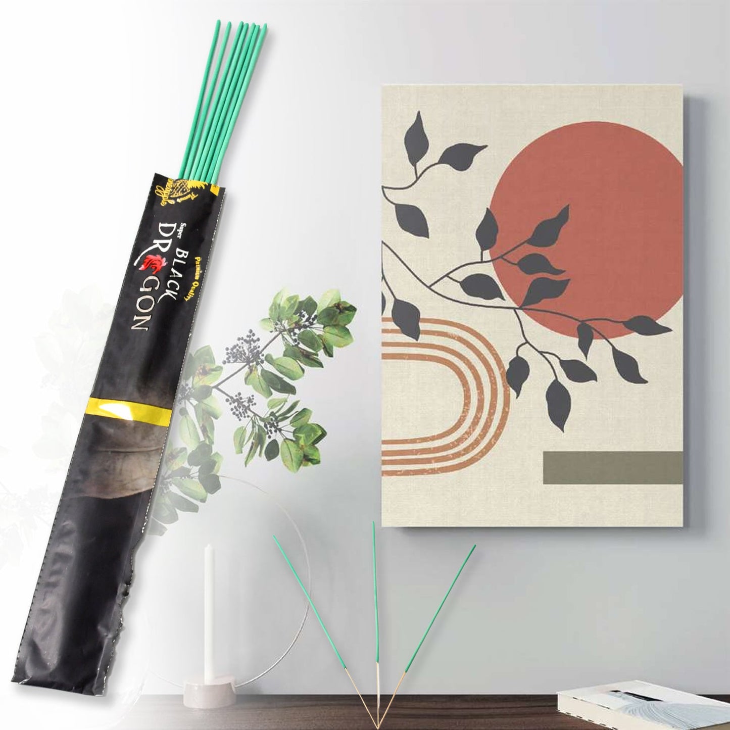 Mosquito Agarbatti Stick Herbal Mosquito Agarbatti (1 Packet / 10 Sticks) (Incense Stick)
